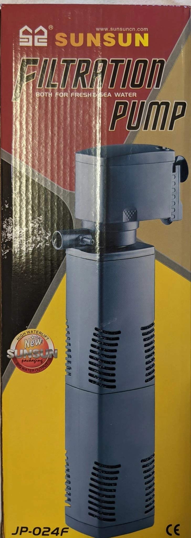 Sunsun Jp-024F 317 Gph Aquarium Powerhead Water Pump With Internal Filter