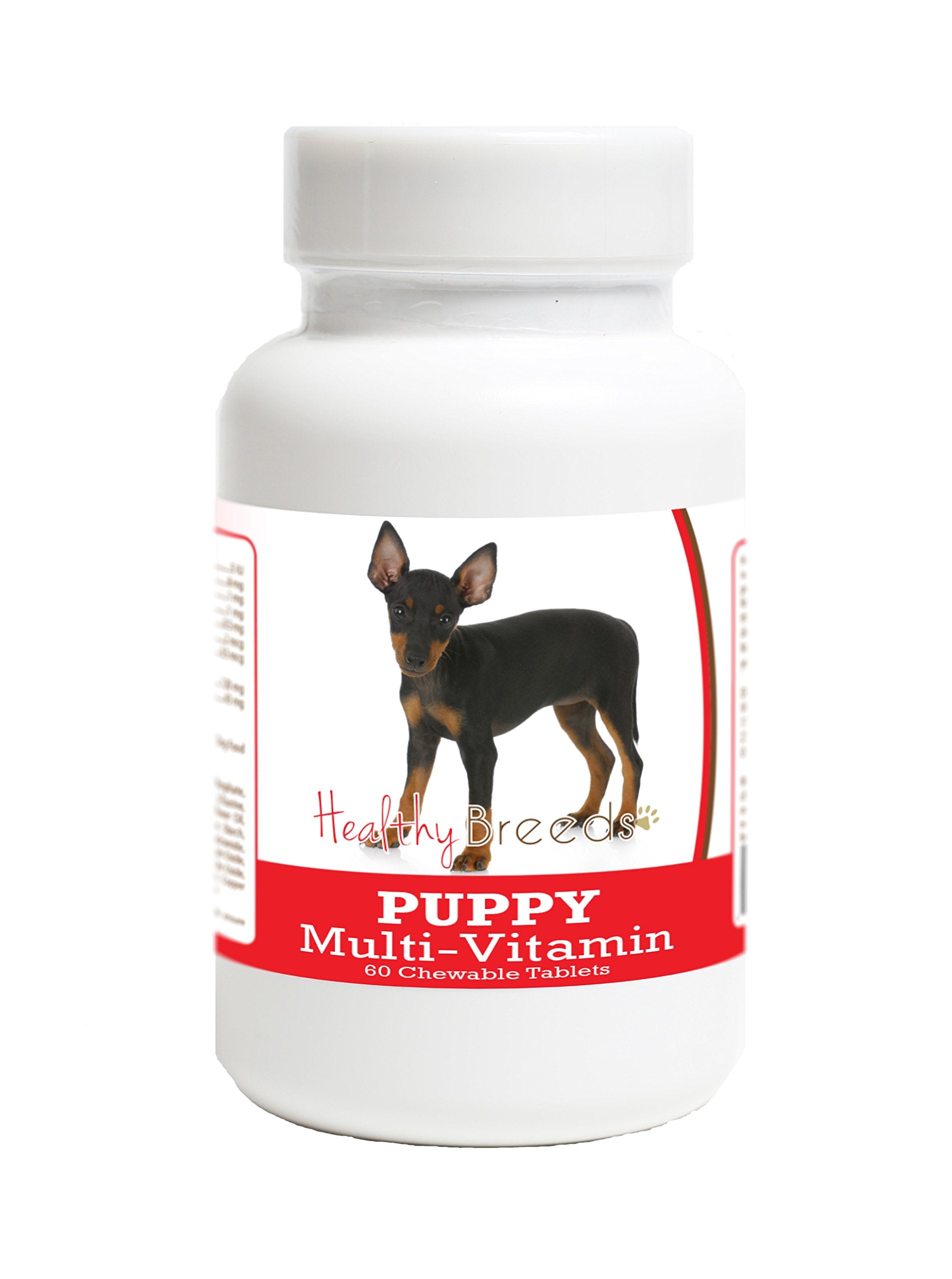 Healthy Breeds Manchester Terrier Puppy Dog Multivitamin Tablet 60 Count