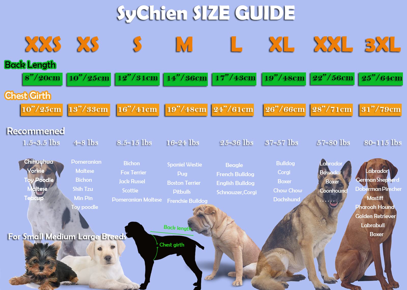 Sychien Dog Blank Cotton Shirts,Plain Dogs Large Clothes,Boy Girl Pet Costumes,Army & Deep Green Xl