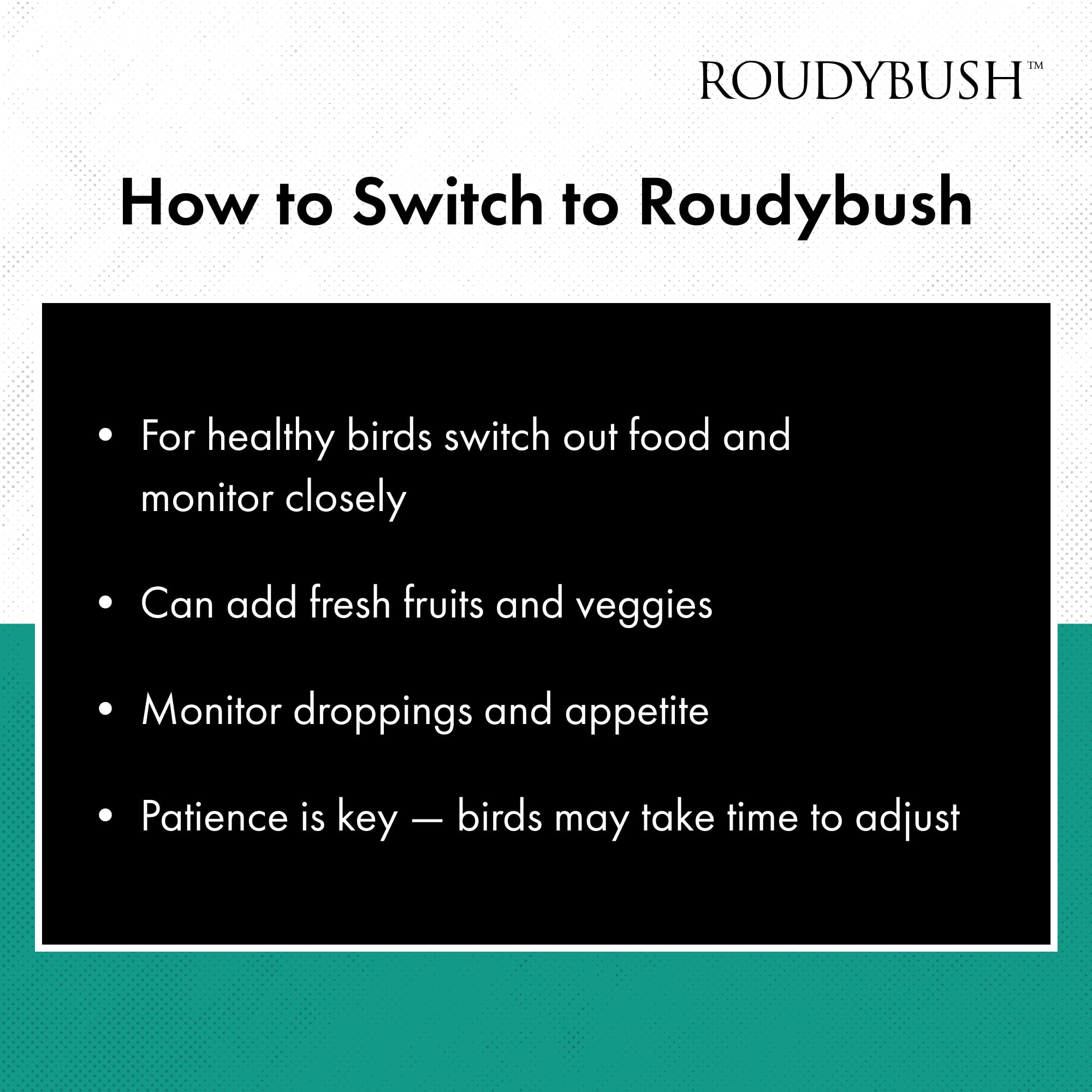 Roudybush Daily Maintenance Bird Food, Medium, 25-Pound