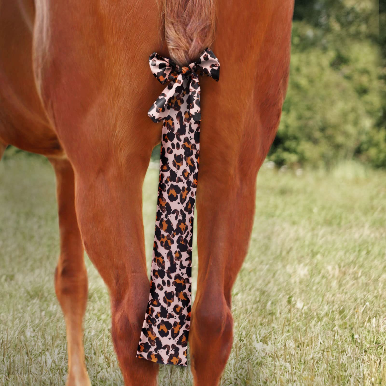 Harrison Howard Stretchy Tail Bag Breathable Horse Tail Guard Slip on Design Protect Horse Tail 2 Strand Closure Straps Keep Tai