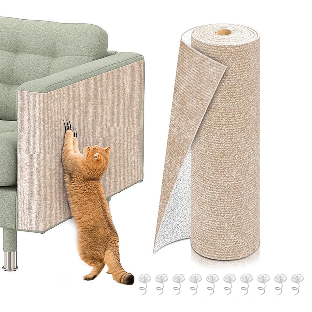 Qpets Cat Scratch Furniture Protector Pet Scratching Pad, 40X100Cm