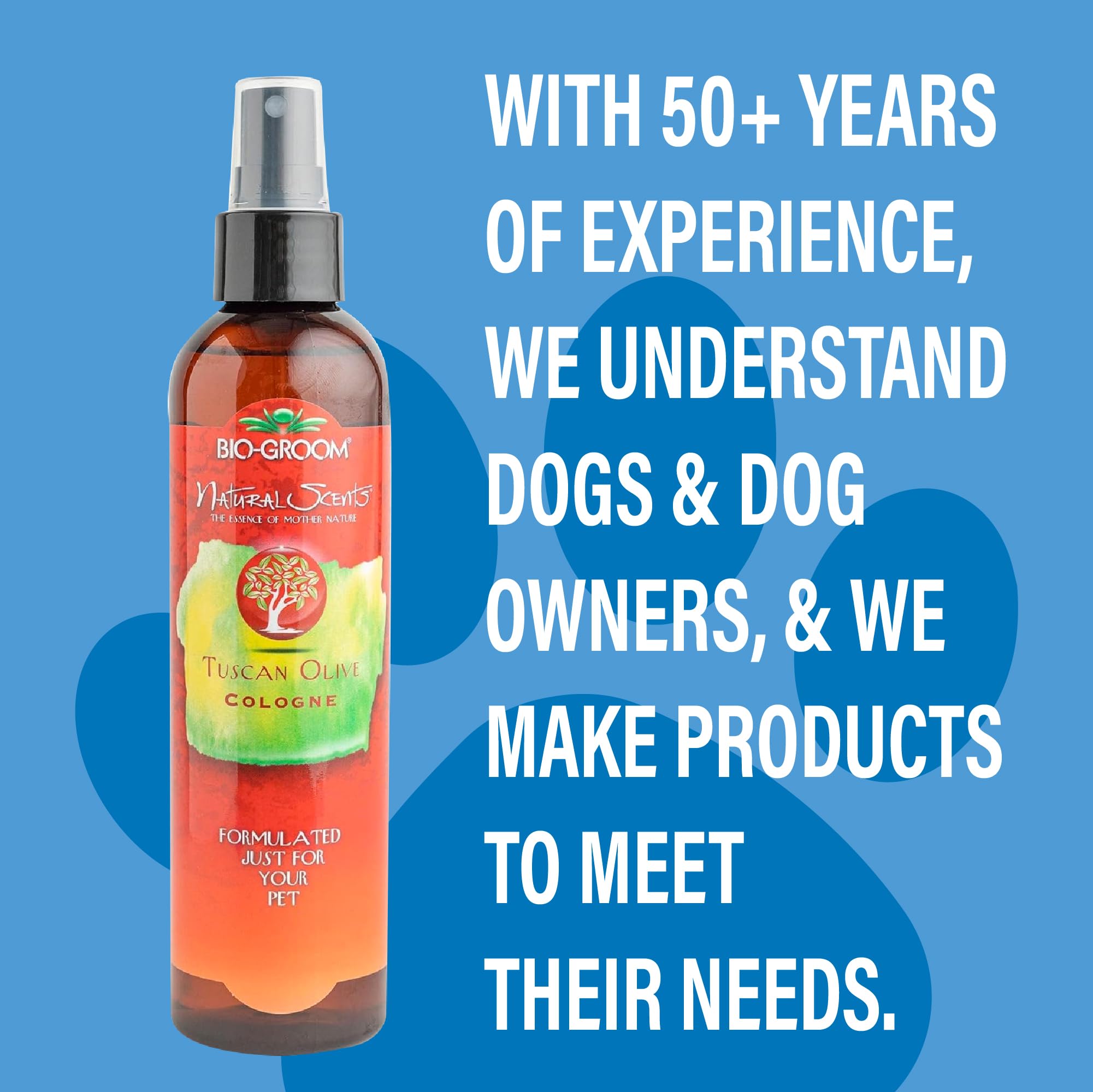 Bio-Groom Tuscan Olive Dog Shampoo - Natural Scent Pet Shampoo, Baobab Protein, Cat & Dog Bathing Supplies, Puppy Wash, Cruelty-
