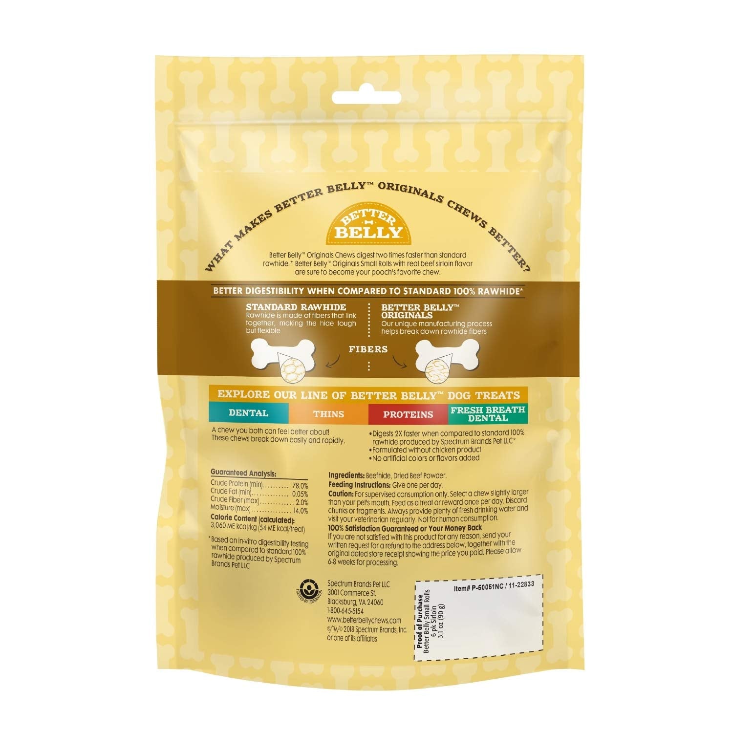 Better Belly Roll, Beef Sirloin, 3.1 Oz