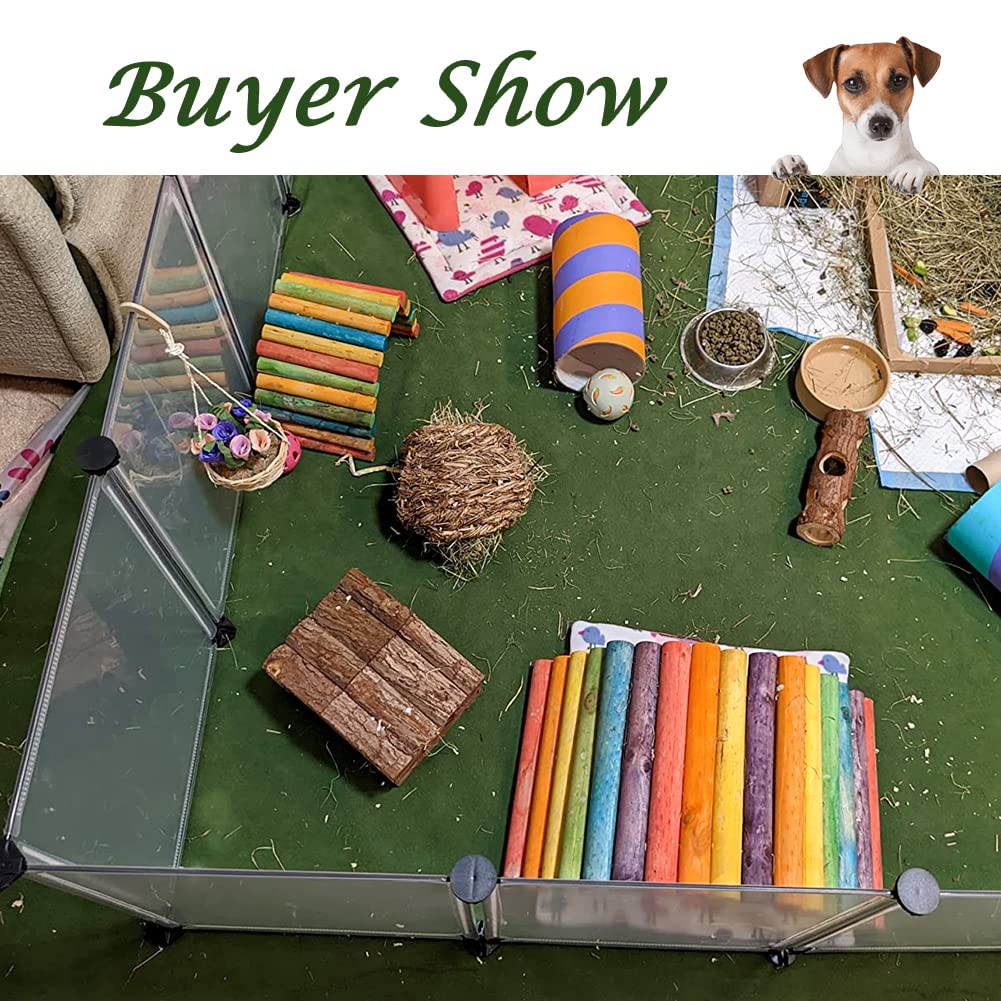 ULIGOTA Extra Large Reusable Dog Pee Pads 65x48 Washable Grass Green Puppy Training Mat for Playpen