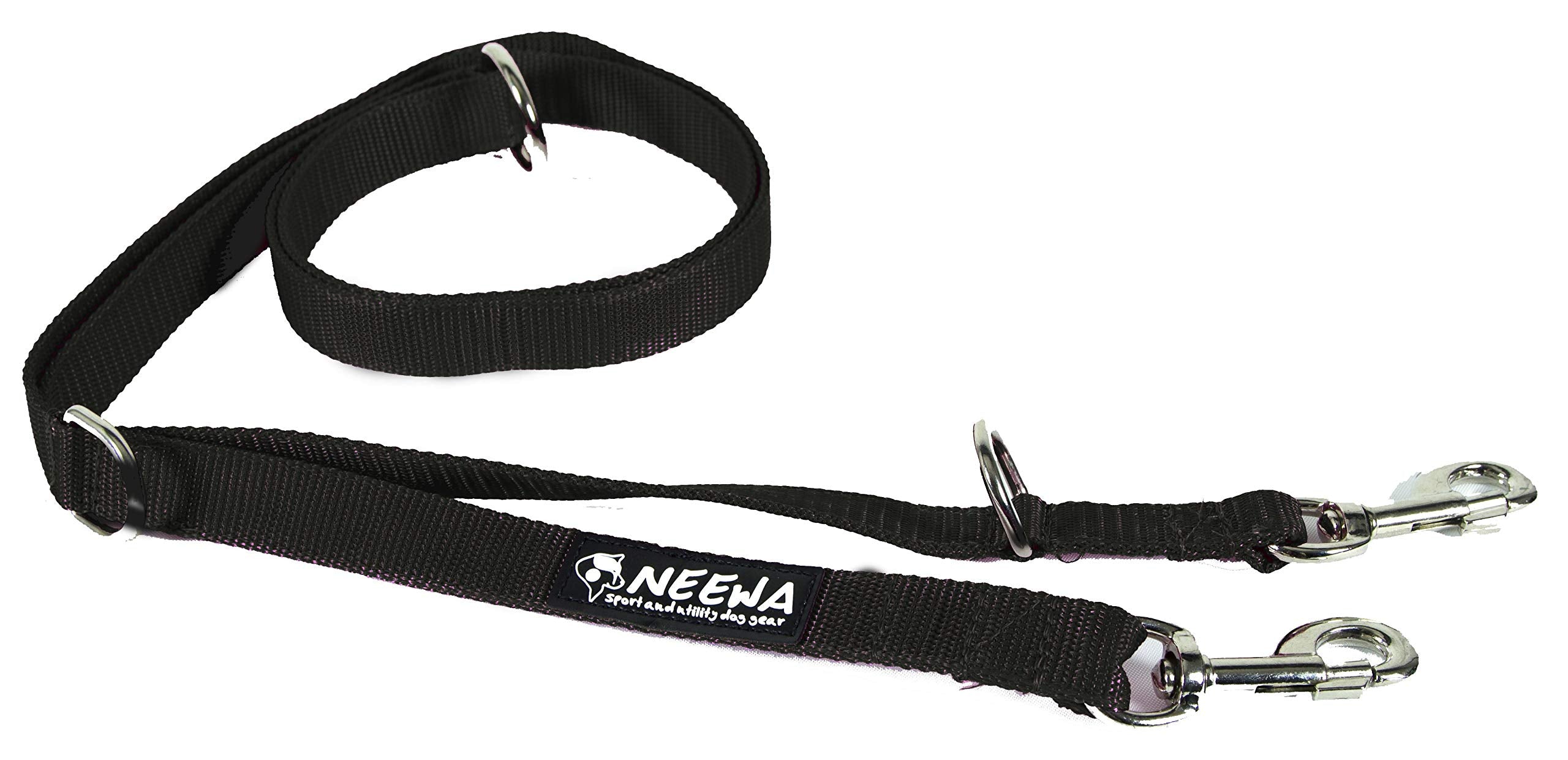 Neewa Adjustable Dog Leash (2M/6.5Ft, Black)