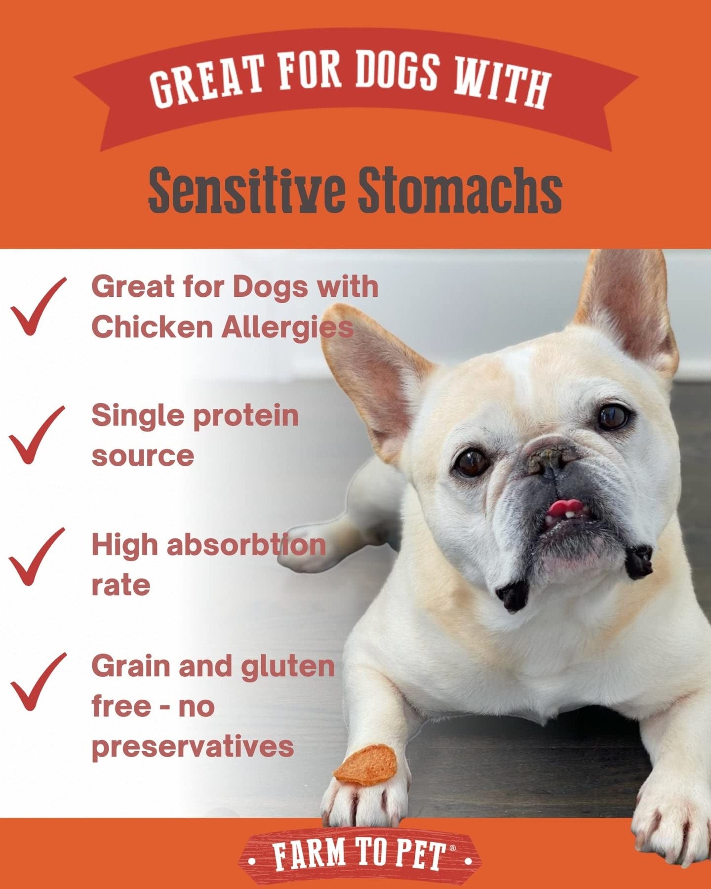 Farm To Pet Dog Training Treats, Healthy Turkey Chips for Dogs - 4 oz, 100% Human Grade Turkey Breast, All Natural, Single Ingre