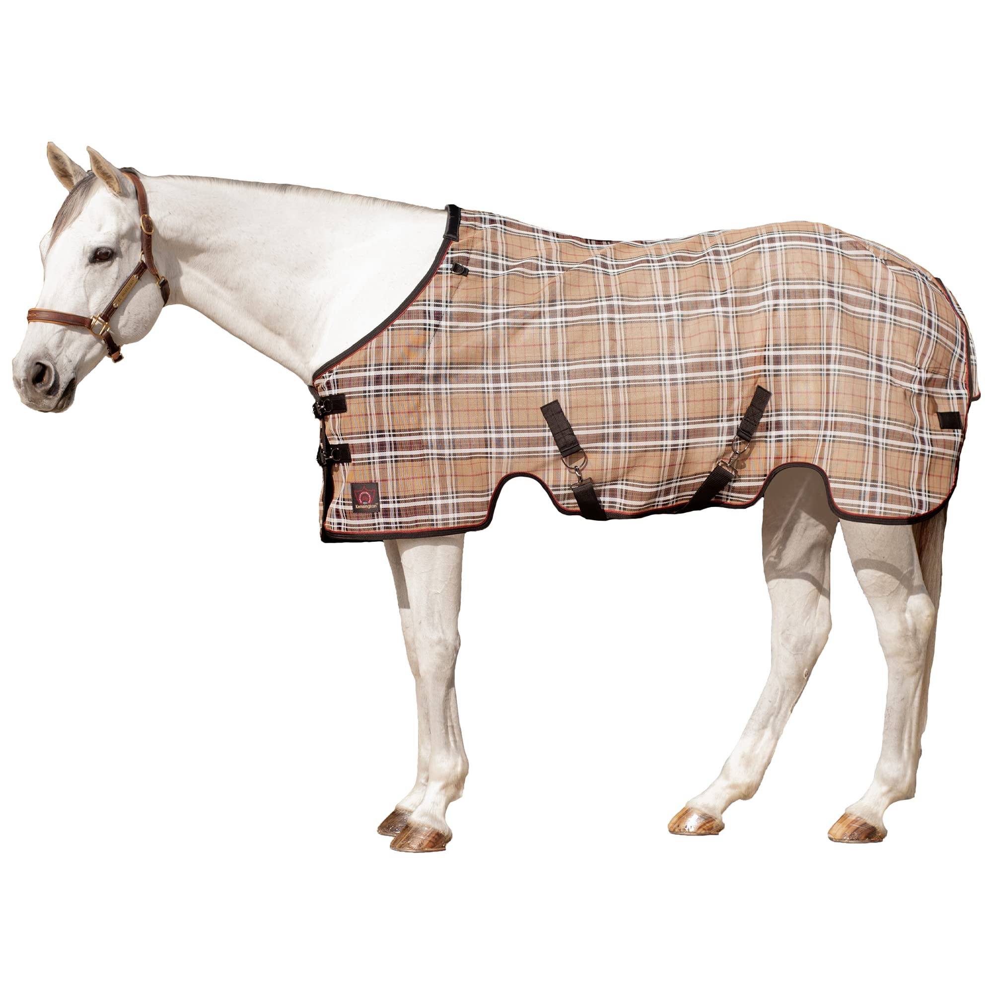 Kensington Breathable And Uv Protective Sheet Surefit All Season Protection For Horse - 93'', Deluxe Black