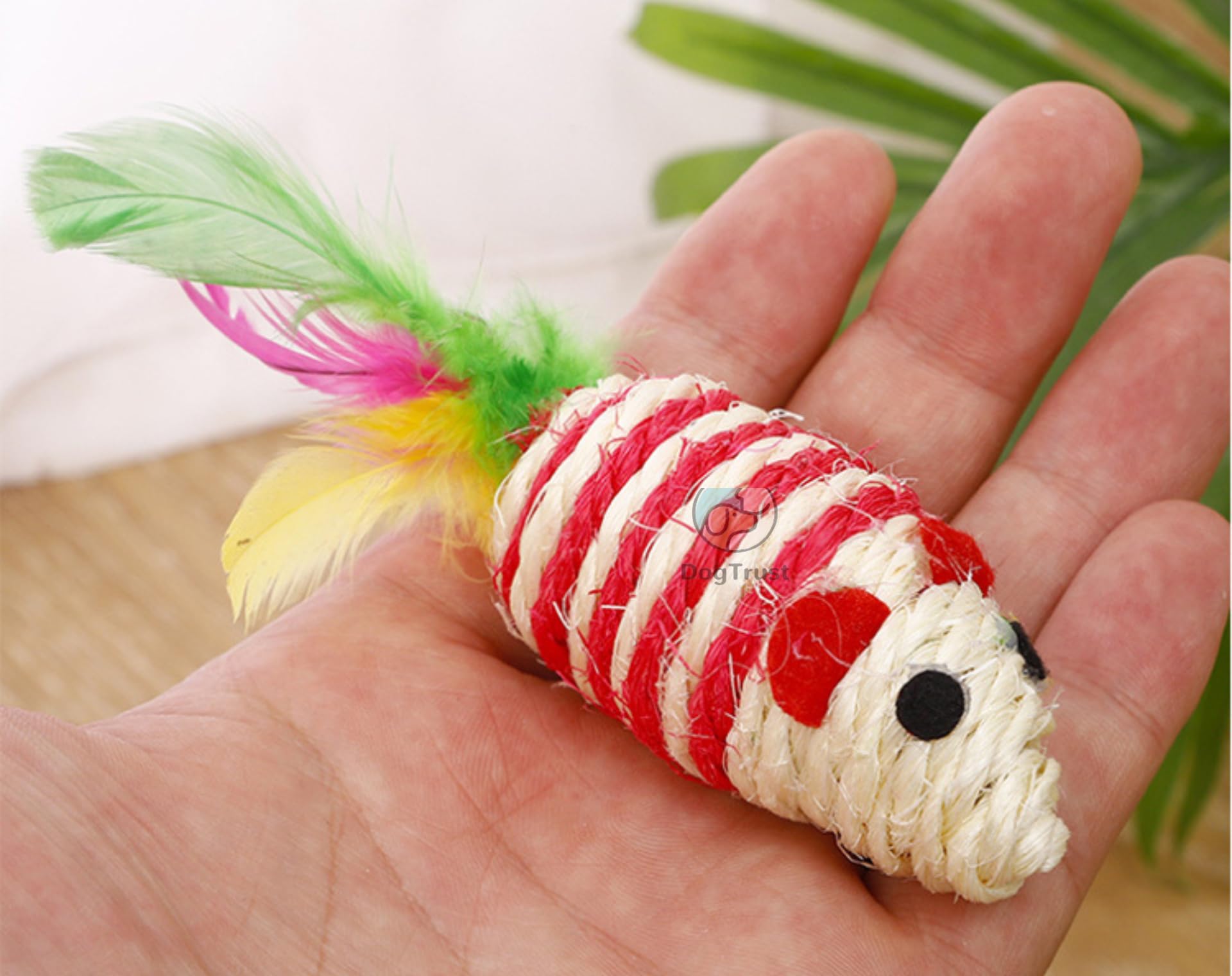 Dog Trust Cat Mouse Toy Stuffed 1Pcs Novelty Biteproof Pet Catnip Toy Kitten Interactive Toy Chewing Biting Hunting Chasing Acti