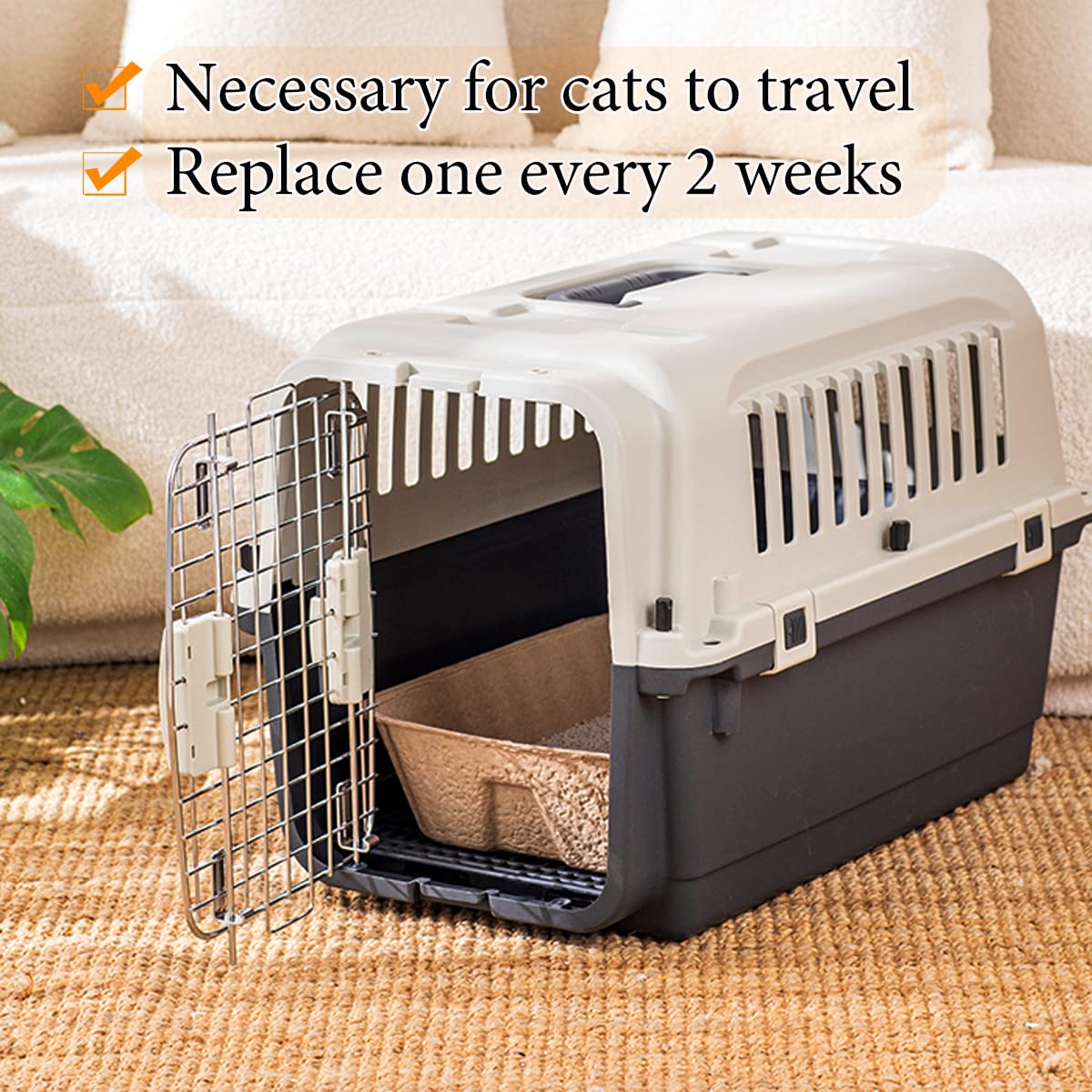 15 Pack Disposable Litter Boxes For Cats Paper Litter Tray Travel Toilet Cat Litter Box For Indoor Outdoor For Cat, Hamster, Gui