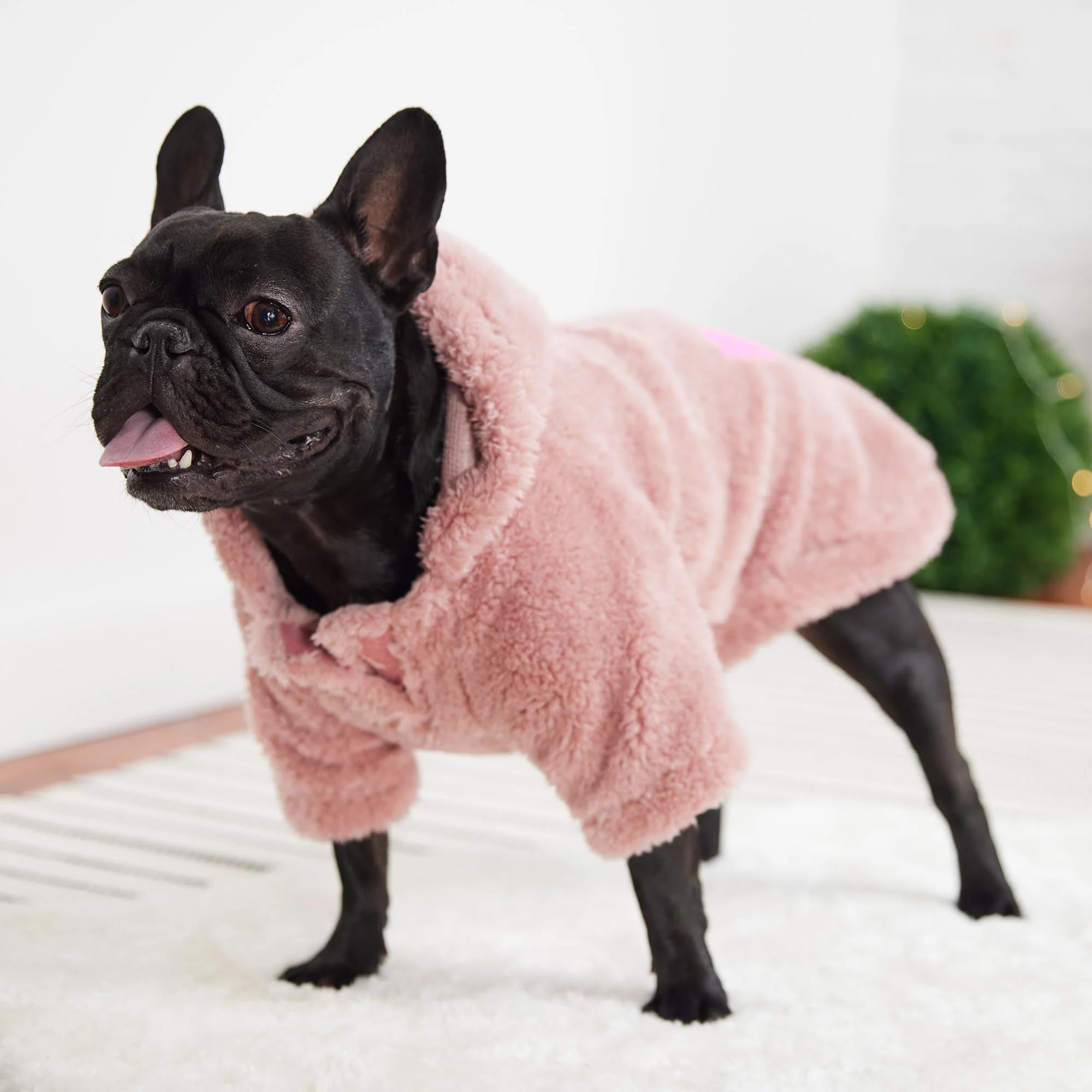 Gf Pet Cozy Hoodie Dog Jacket – Soft Fleece Pullover For Cold Weather Protection | For Small Medium Large Dogs | Warm, Comfortable, Made To Last – Pink - 2Xl