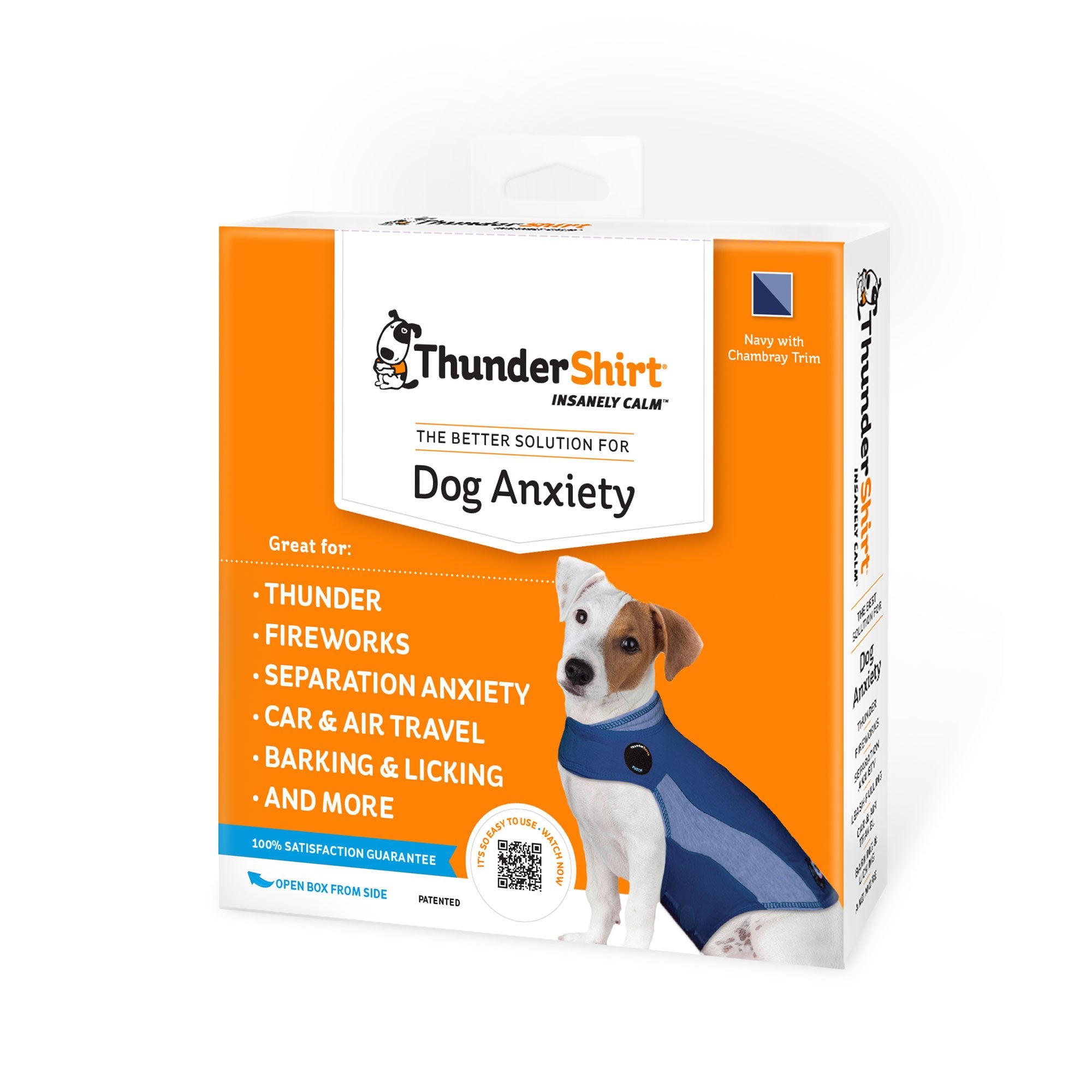 Thundershirt For Dogs, Xx Small, Blue Polo - Dog Anxiety Relief Calming Vest