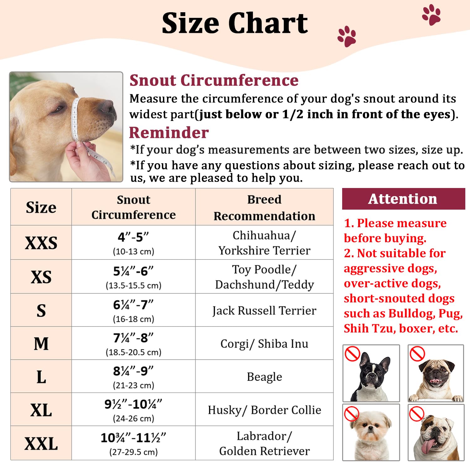 Mayerzon Dog Muzzle, Soft Mesh Muzzles For Small Medium Large Dogs Chihuahua Poodle Husky Labrador Retriever, Breathable Dog Mouth Guard For Biting Chewing Grooming, Allow Panting Drinking(M, Black)