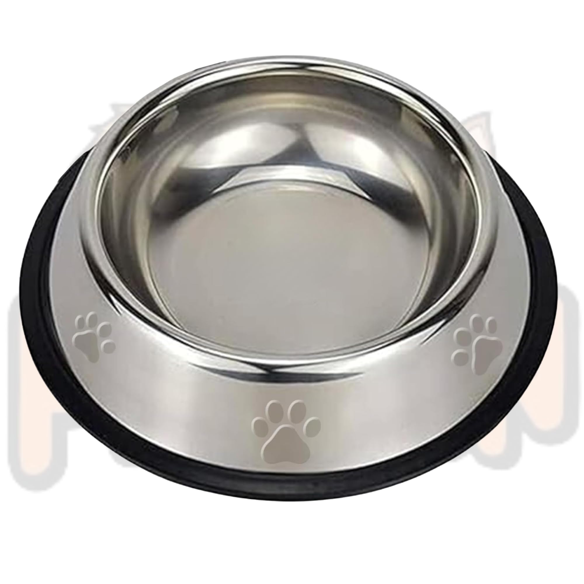 Pet Fun Pet Feeding Stainless Steel Bowl For Dogs, Cats & Any Pets  150Ml2600Ml, Xs To Large I NonSkid Rubber Bottom Food/Wat