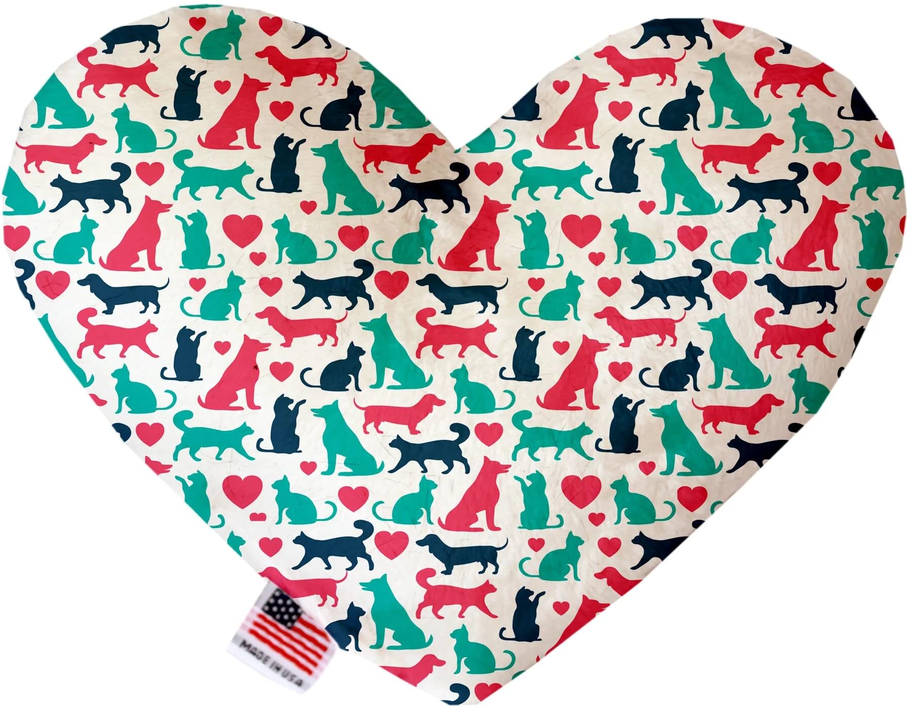 Pet & Dog Plush Heart or Bone Toy, "Westie World Group" (Available in different sizes, and 4 different pattern options!) It's A Westie World 8" Plush Bone