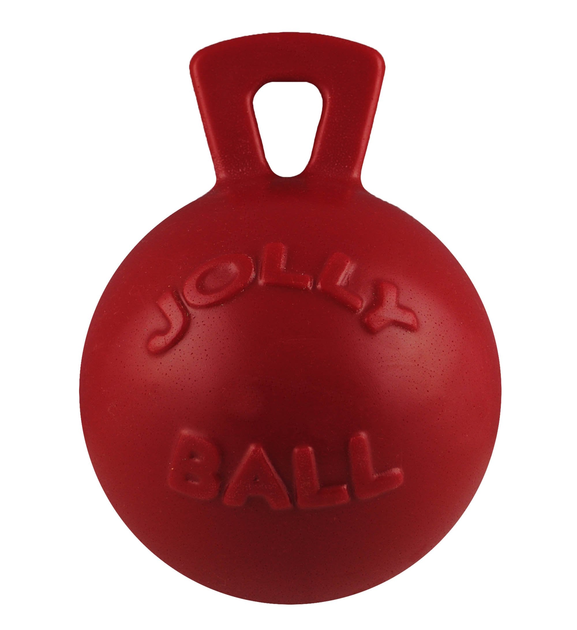 Jolly Pets Dog 6-Inch Tug-N-Toss, Red (406 Rd),6 Inches/Medium