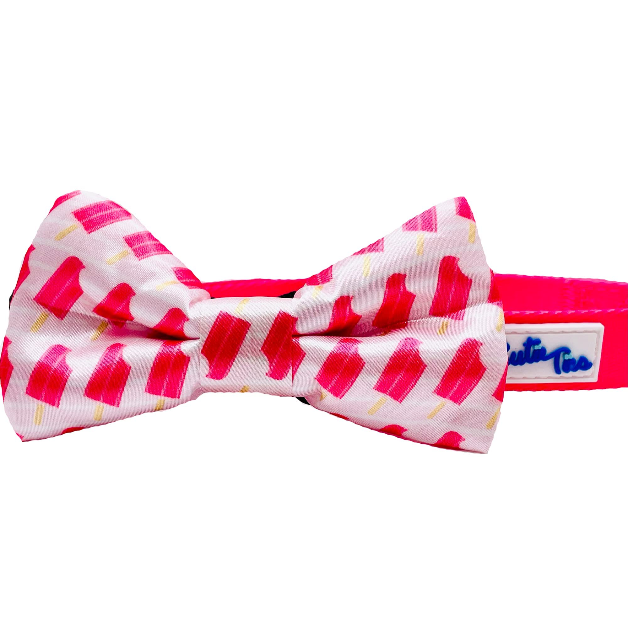 Ice Pops Pattern Dog Bow Tie