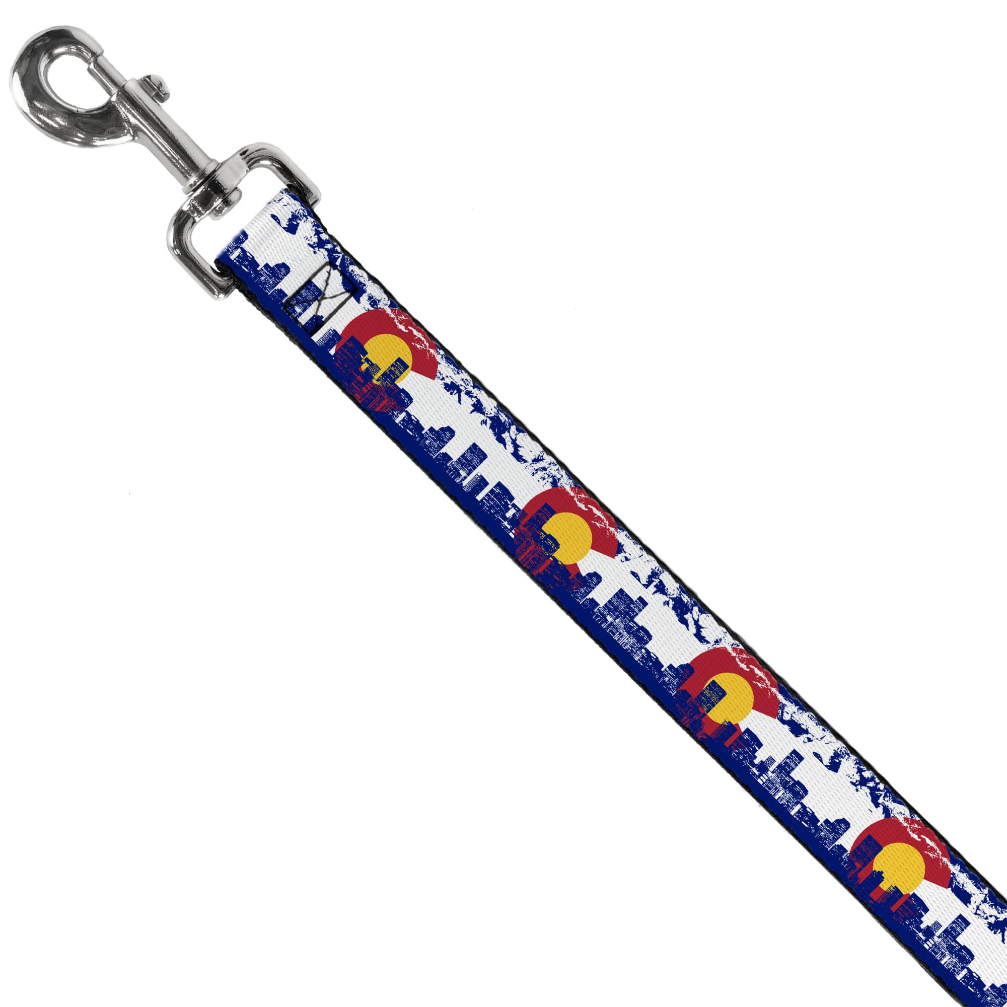 Dog Leash Colorado Skyline Mountains 6 Feet Long 1.5 Inch Wide