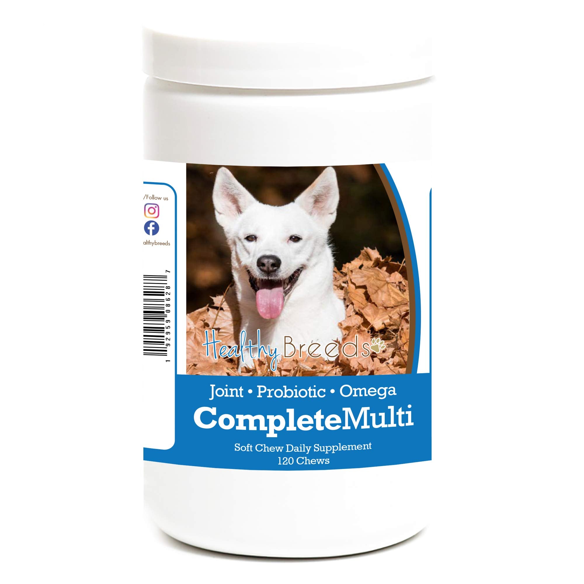 Healthy Breeds Canaan Dog All in One Multivitamin Soft Chew 120 Count