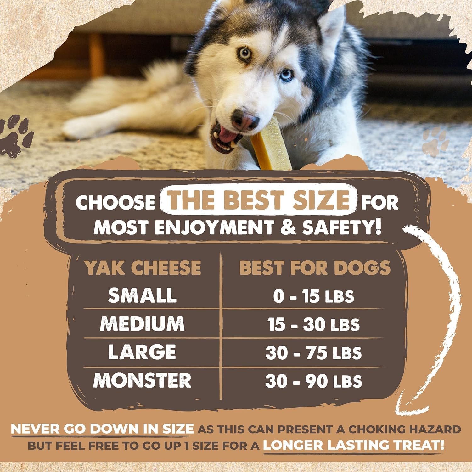 Mighty Paw Yak Cheese Chews for Dogs - All-Natural, Odorless, 14 oz, Small - 12 Pack, Perfect for Oral Health & Power Chewers