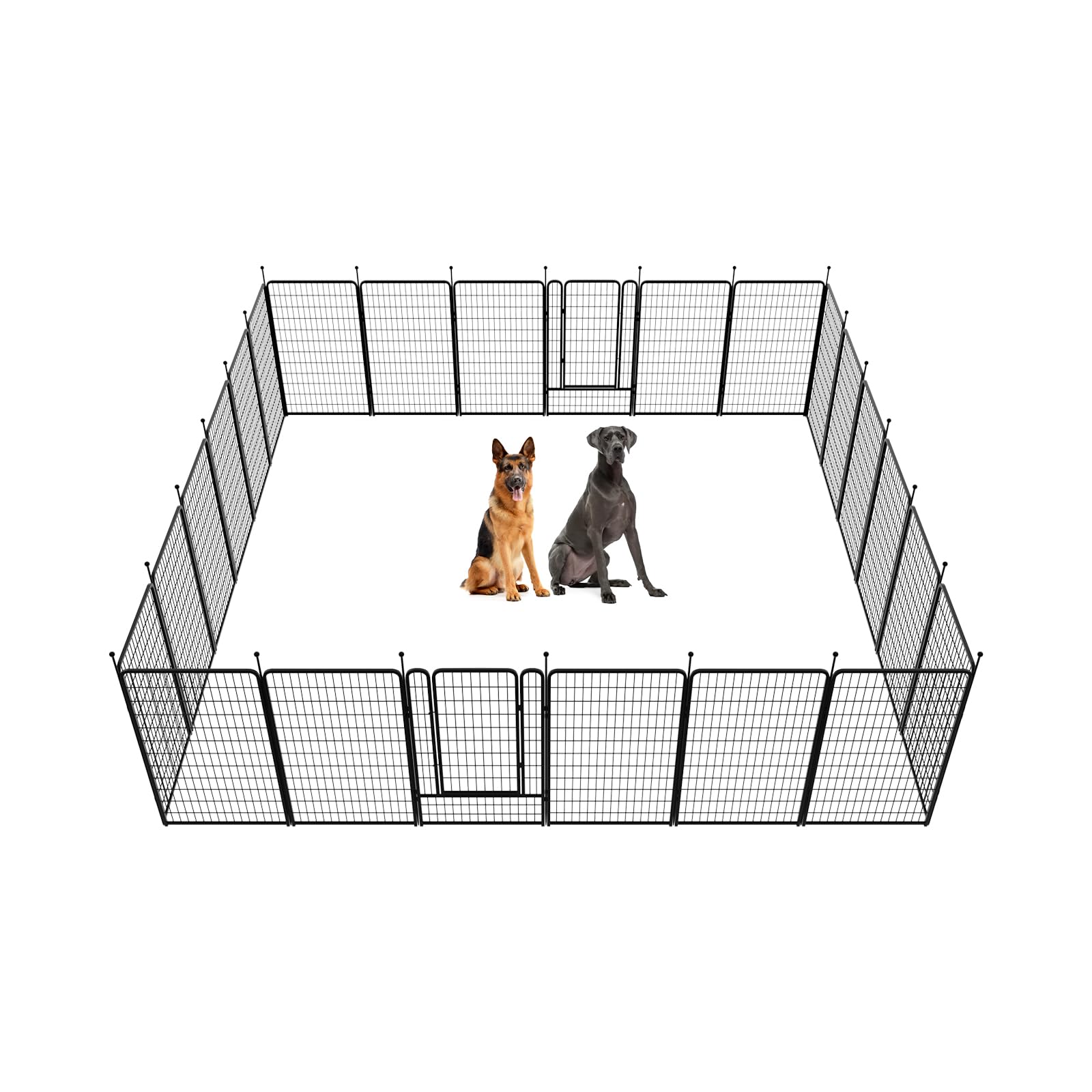 Fxw Rollick Dog Playpen For Yard, Rv Camping, 50 Inch 24 Panels For Large Dogs│Patented