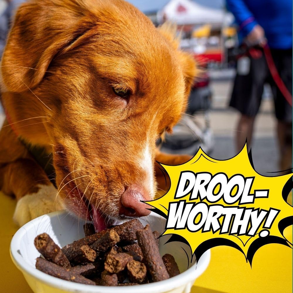 Chippin Dog Birthday Soft Treat, Great Gift, Wild-Caught Fish, Pumpkin Jerky for Dogs, No Chicken, Grain-Free, Hypoallergenic |