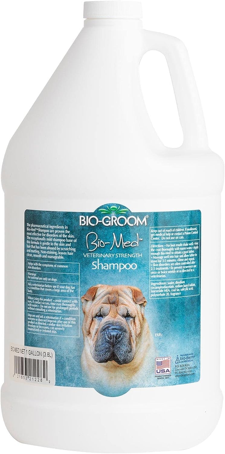 Bio-Groom Bio-Med Dog Shampoo - Dog Bathing Supplies, Puppy Shampoo, for Sensitive Skin, Hot Spot Treatment, Itch Relief, Cruelt