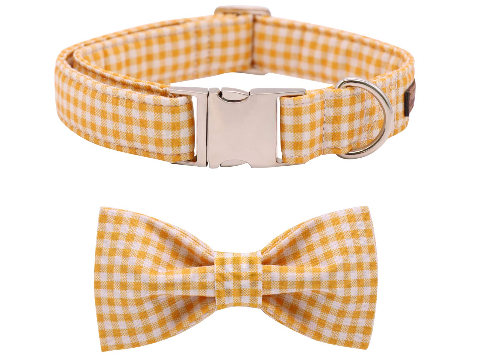 Lionet Paws Dog Collar With Bowtie, Durable Adjustable And Comfortable Collar For X-Small Dogs And Cats, Neck 8-12In