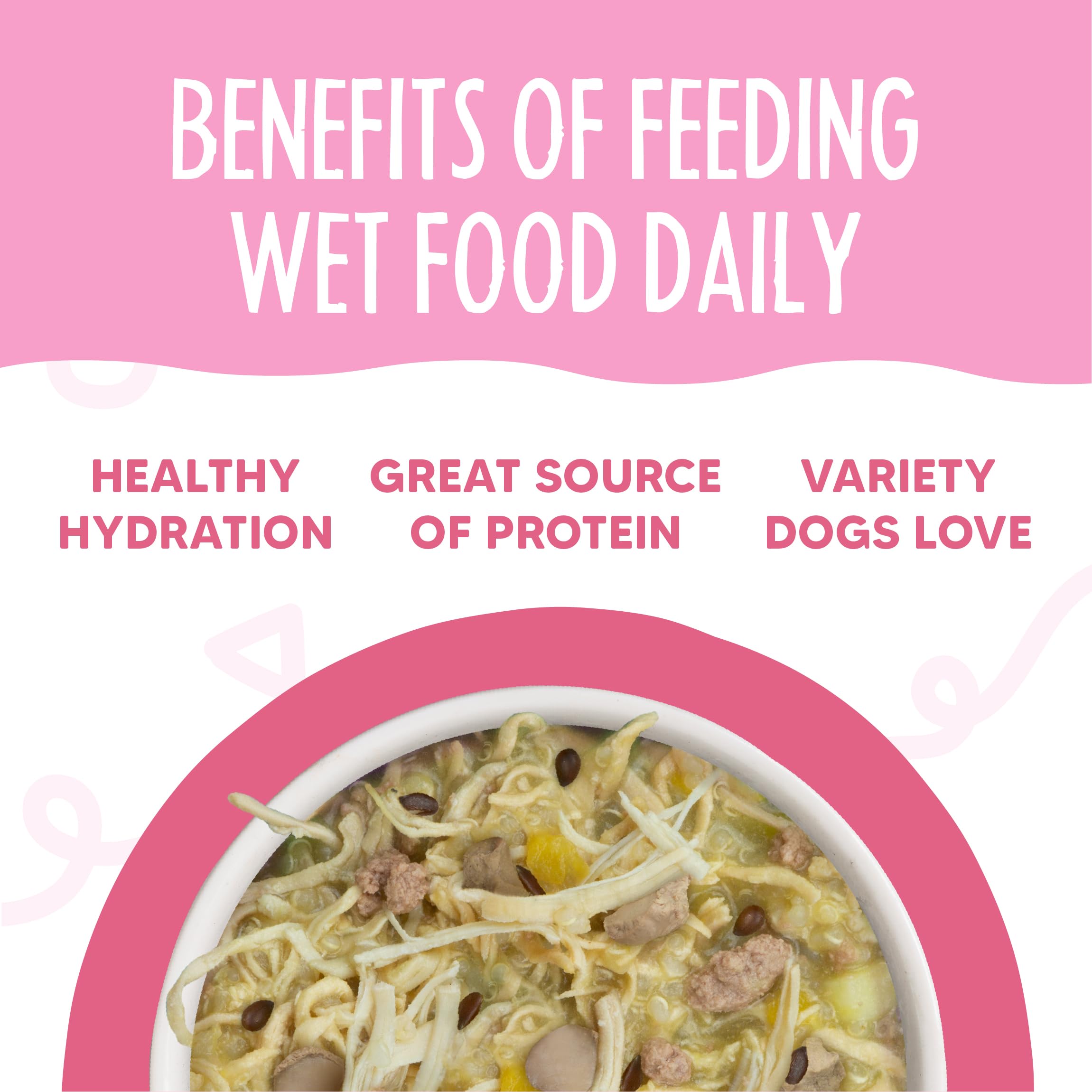 Weruva Meals n More Natural Wet Dog Food, Amazon Livin Plus Digestive Support, 3.5oz Cup (Pack of 12)