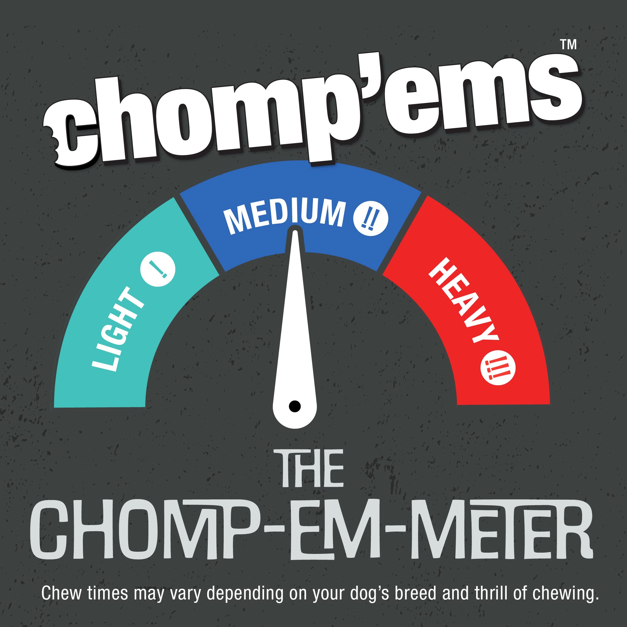 CHOMP EMS Ruffin It 21000 Purehide Bars Dog Chew, 6.35 oz