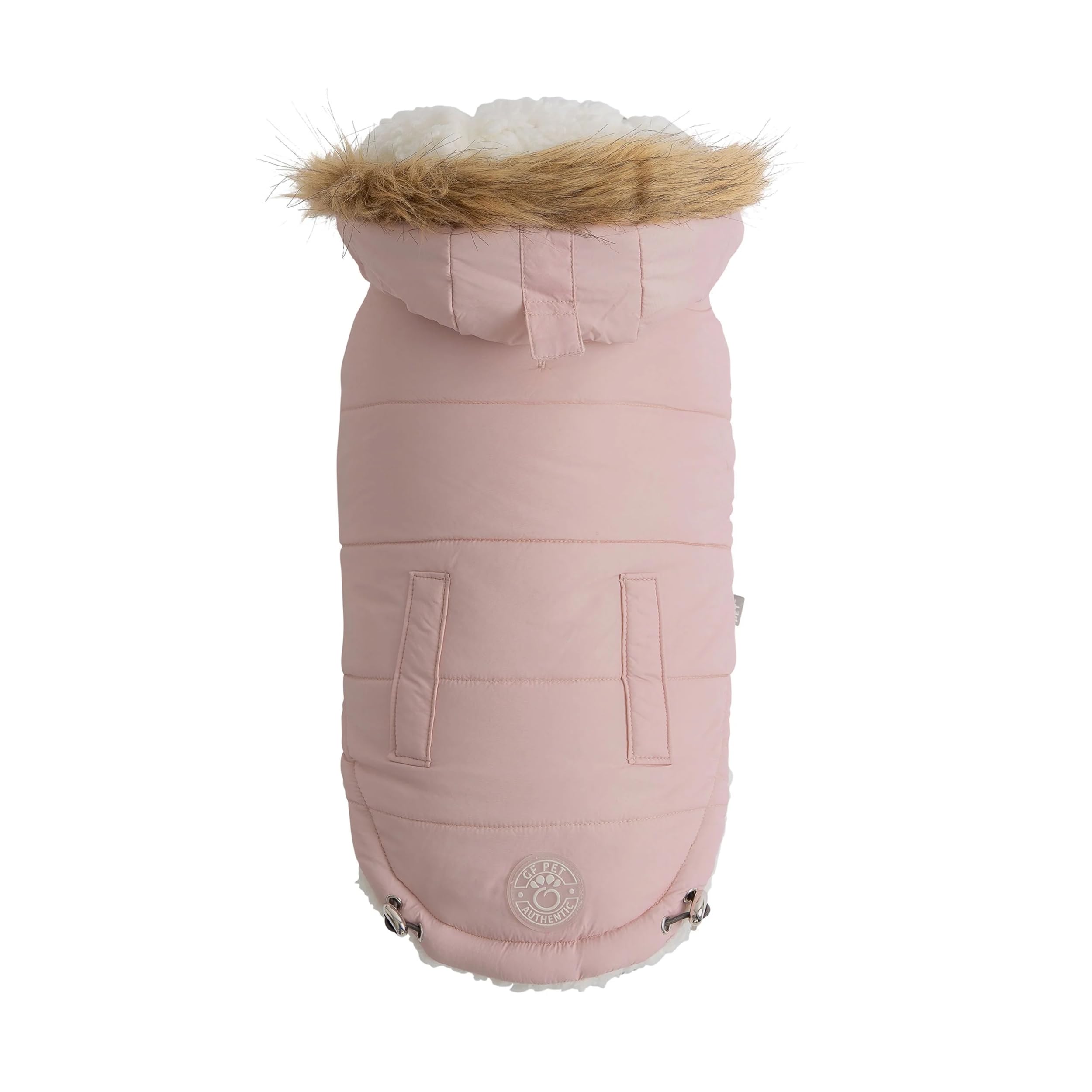 Gf Pet Urban Parka - Windproof & Insulated Winter Coat For Dogs - Stylish & Comfortable Parka Jacket - Adjustable Fit - 2Xl, Pink