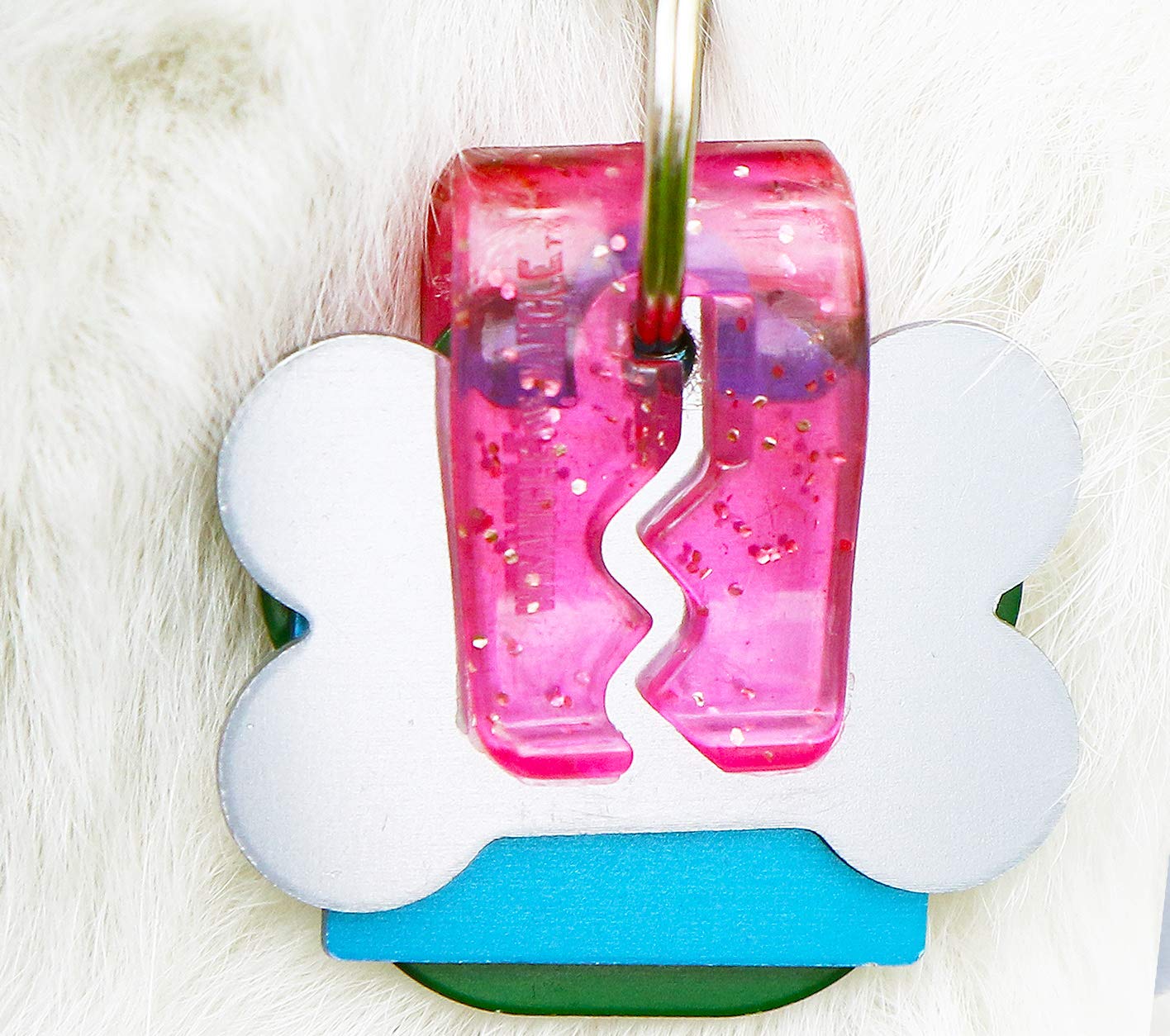 Silentags Pet Tag Silencer Clip It On, Jingle'S Gone! -Pink