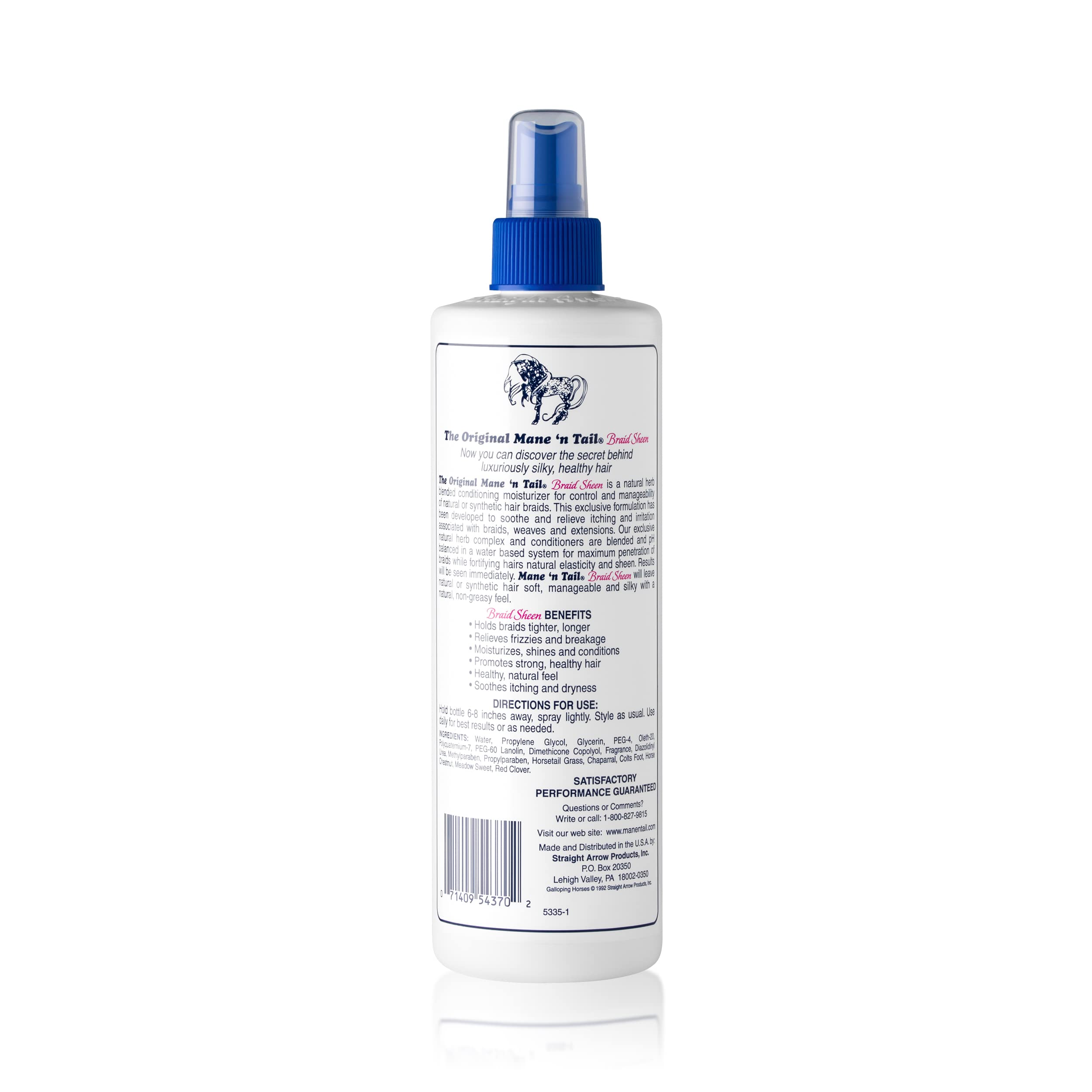 Mane 'N Tail Braid Sheen Spray, 12 Oz, Mnt543706