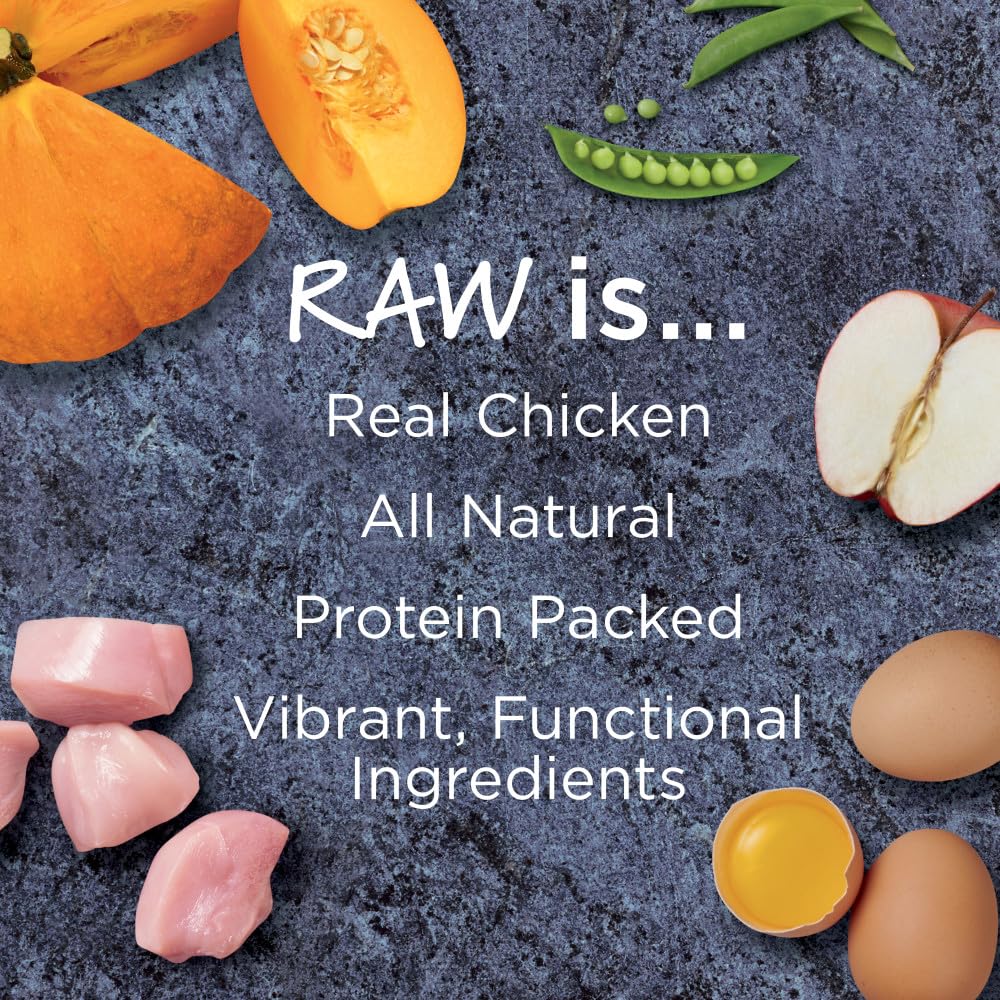 Instinct Raw Boost Natural Dry Dog Food with Freeze Dried Pieces, Grain Free, Real Chicken - Gut Health, 18 lb. Bag