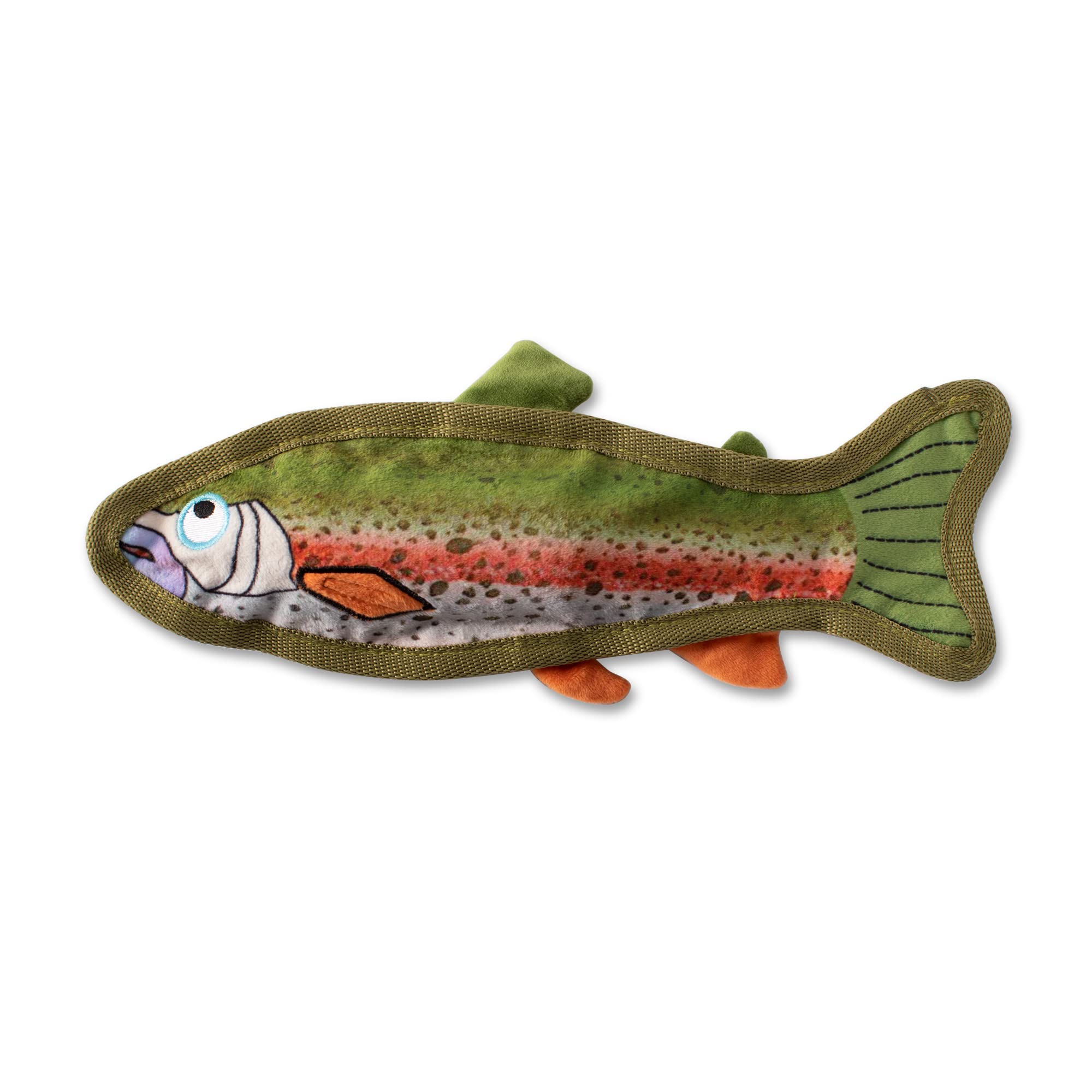 Fringe Studio Plush Dog Toy, Durable, Catch of THE Day, Wagsdale Dog Toy Collection (729055)