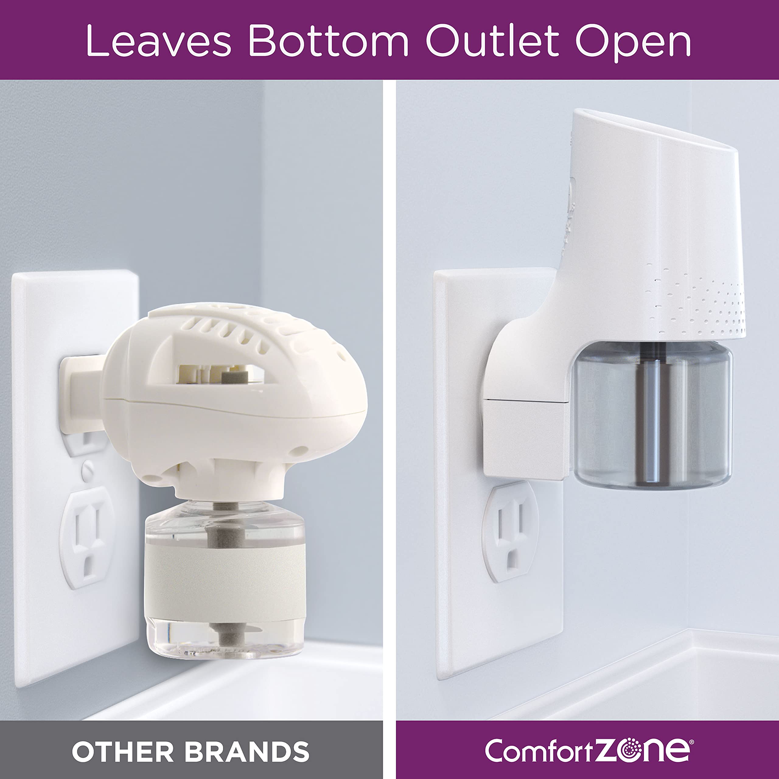 Comfort Zone Cat Calming Diffuser: 1 Pheromone Diffuser & 1 Refill (30 Days)