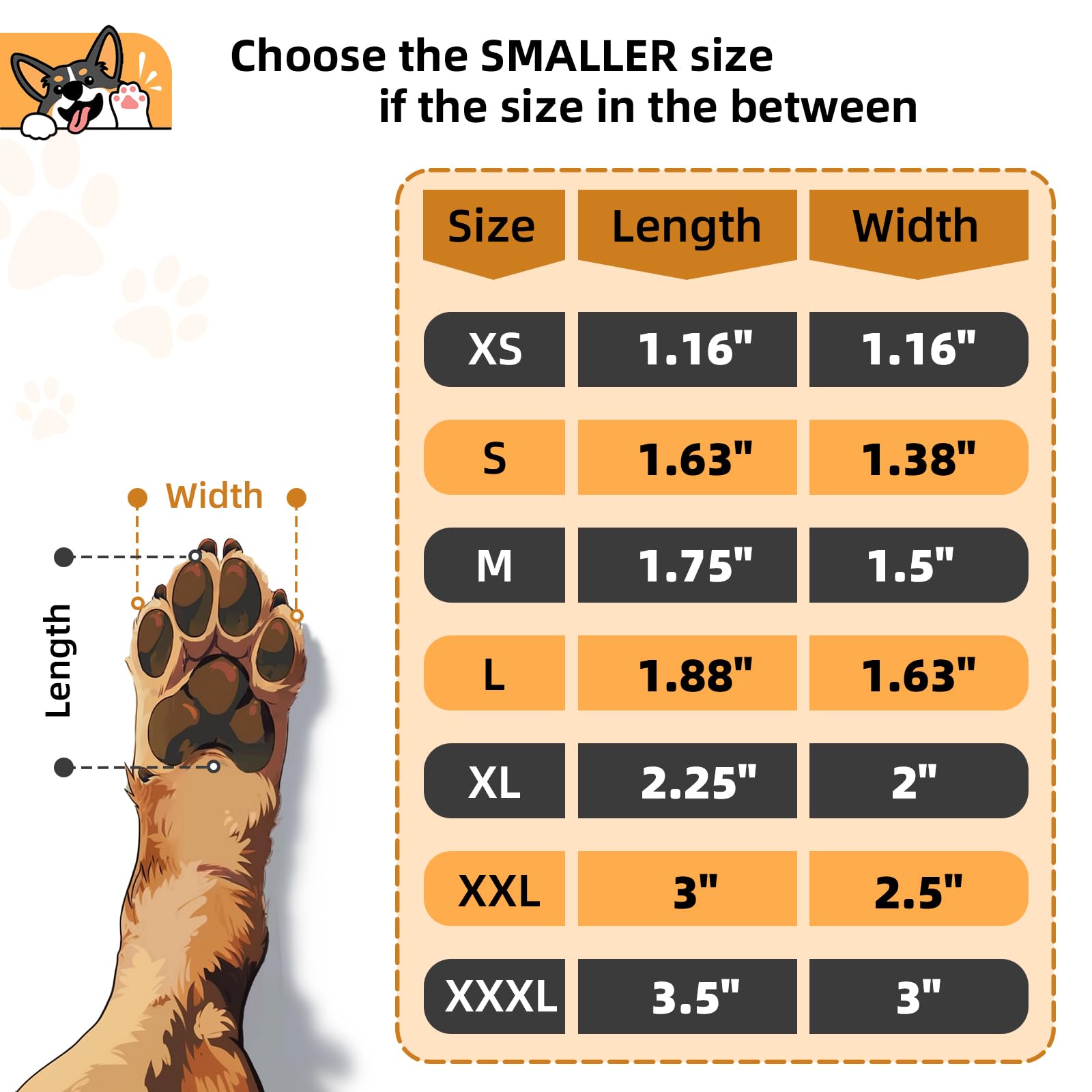 Non-Slip Dog Paw Protector Pads For Senior Dogs, Dog Paw Adhesive Pads On Hardwood Floor,Senior Pets Essentials With Strong Trac