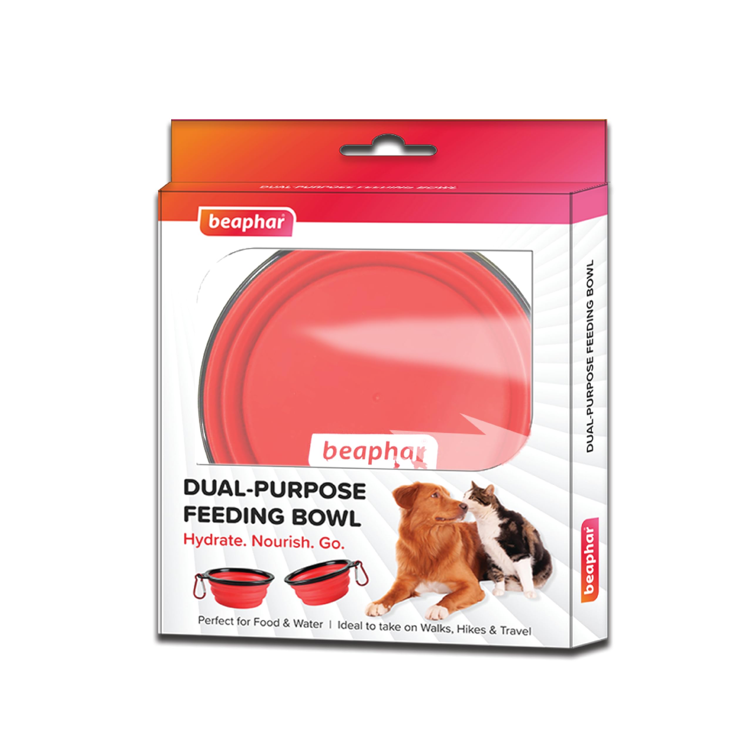 Beaphar DualPurpose Feeding Bowl For Dogs & Cats | Perfect For Food & Water