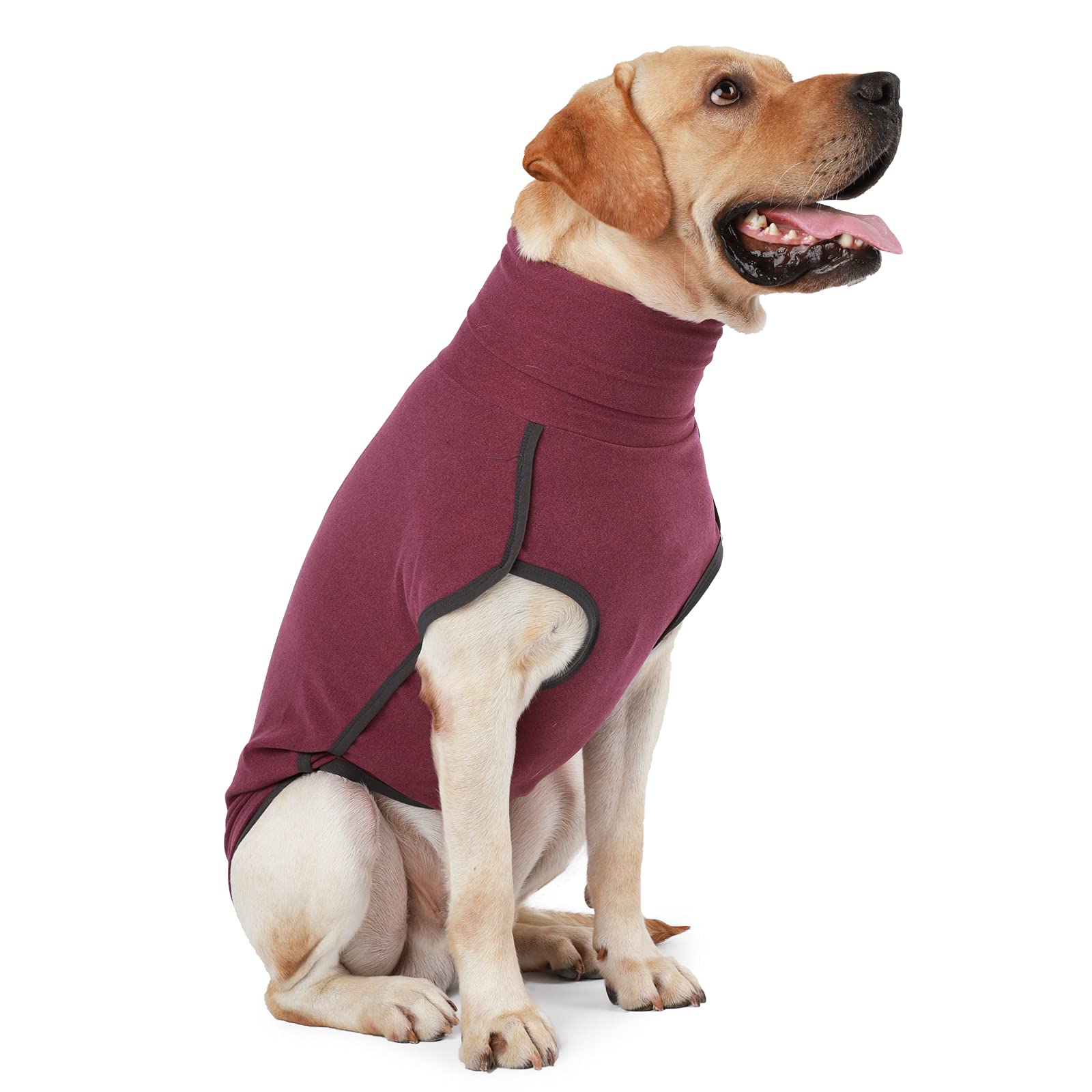 Dog Sweater Pullover Cold Weather Vest For Dogs Dog Sweatshirt Dog Jacket For Indoor And Outdoor Use (Small, Wine Red)