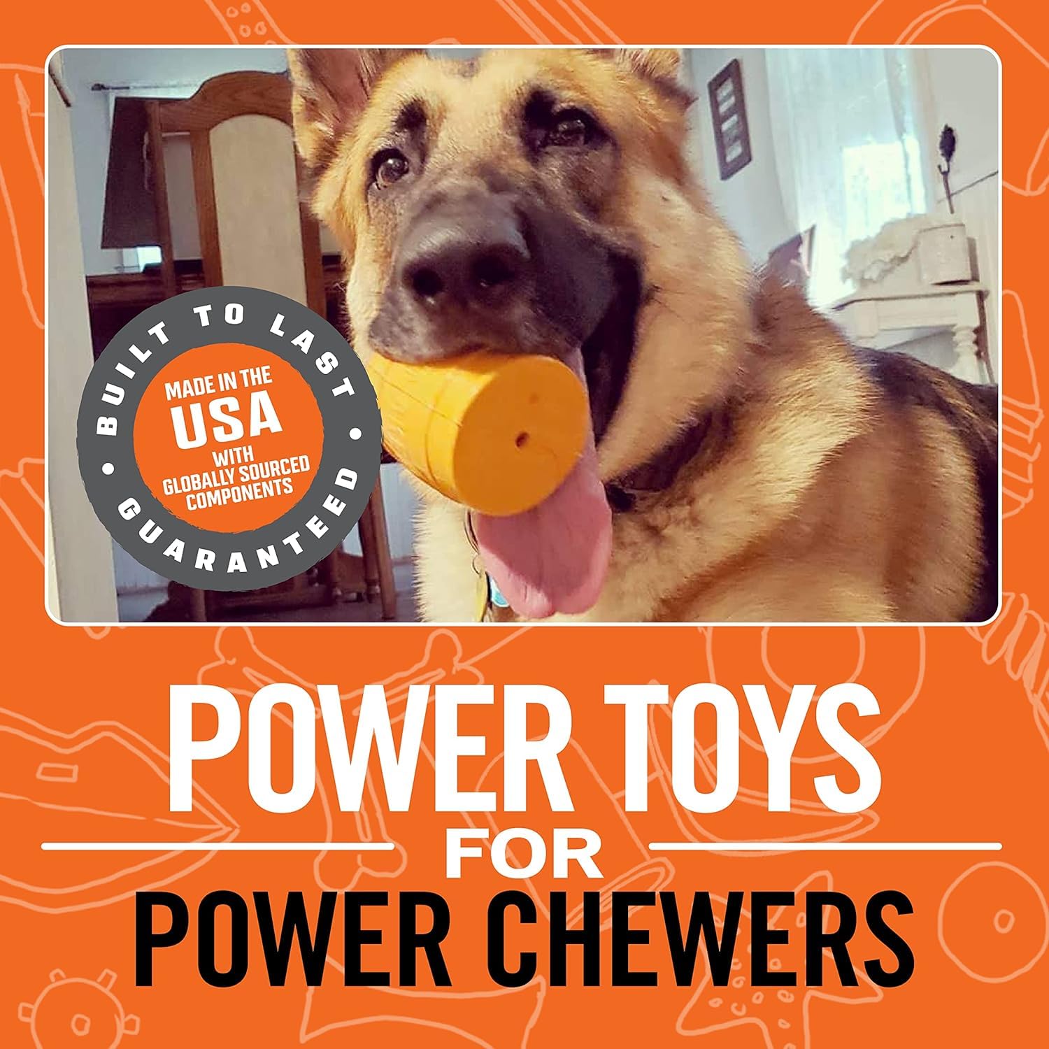 Bullymake - The Keg - Rubber Chew Toy - Made In Usa