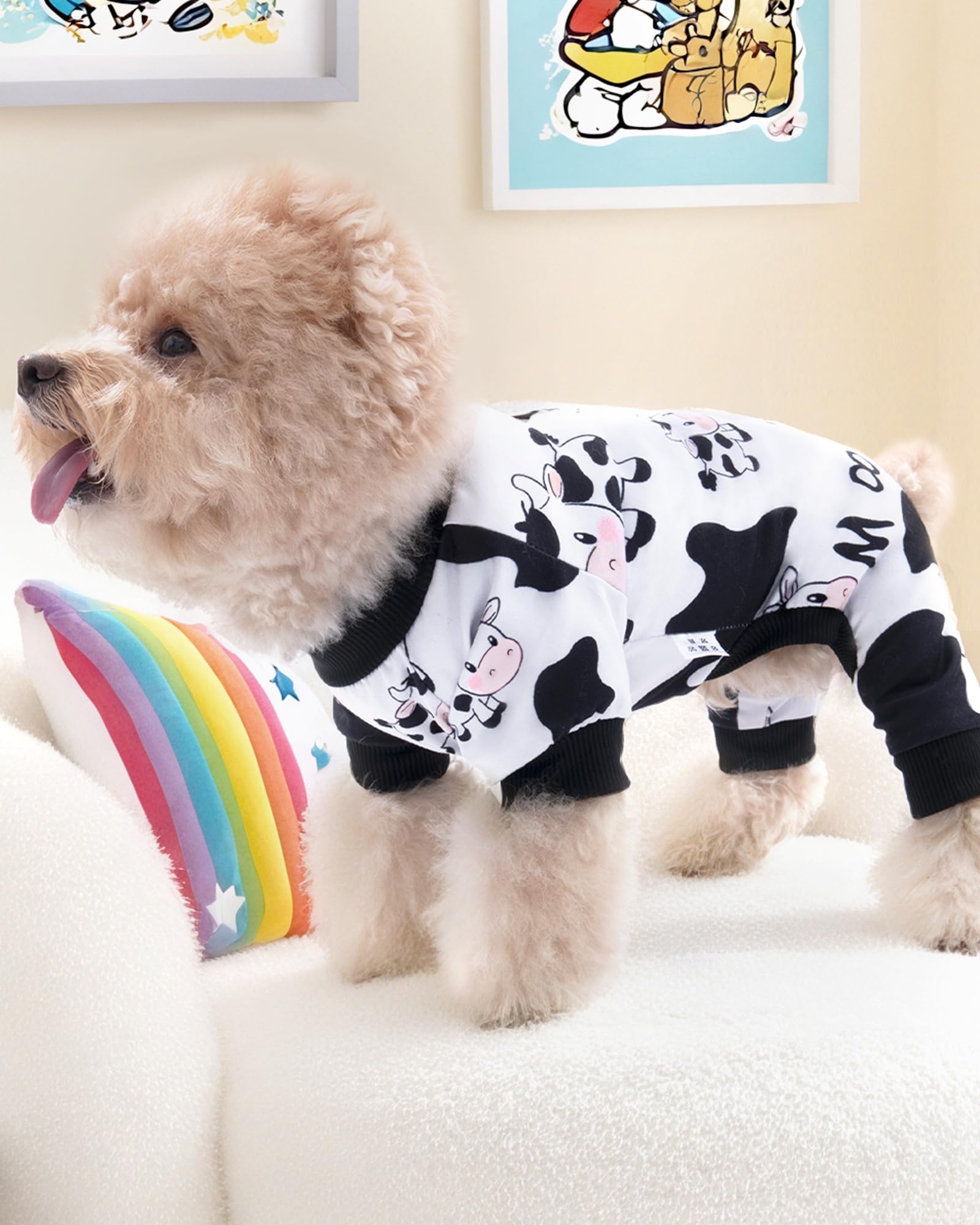 Xpudac Dog Pajamas Soft Stretchy Pig Dog Clothes For Small Medium Dogs Pet Jumpsuit Cat Apparel-2Xl