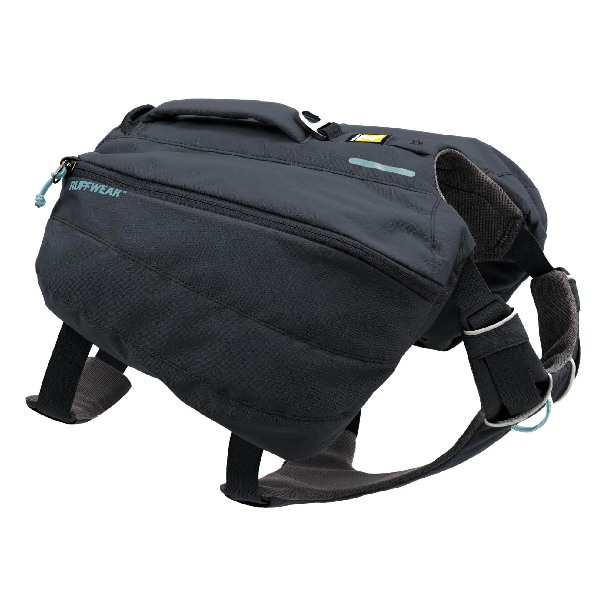 Ruffwear, Front Range Dog Day Pack, Backpack With Handle For Hikes & Day Trips, Basalt Gray, Medium