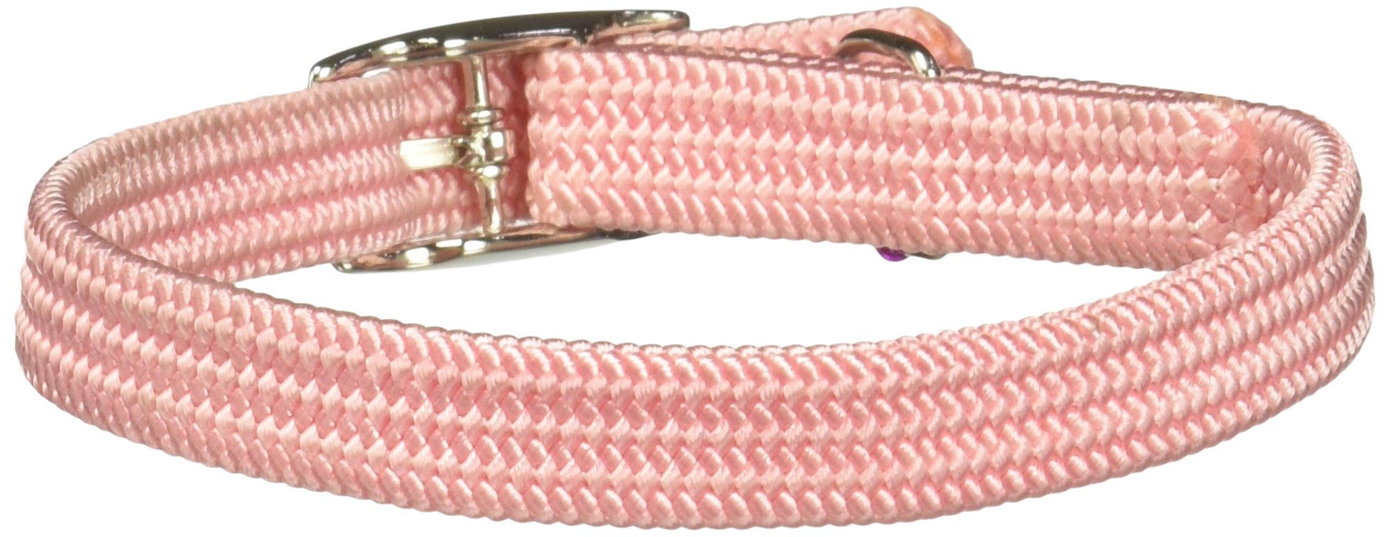 Omnipet Kool Kat Elastic Cat Safety Collar With Bell, Pink, 10'