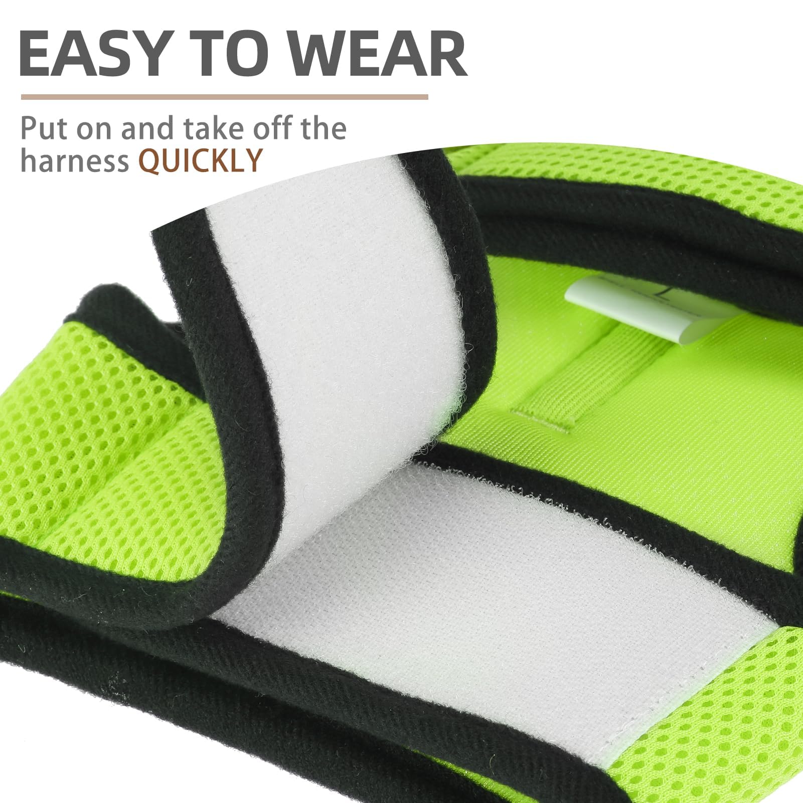 Pupteck Soft Mesh Cat Vest Harness And Leash Set Puppy Padded Pet Harnesses Escape Proof For Cats Small Dogs Rabbits Bunny, Fluo