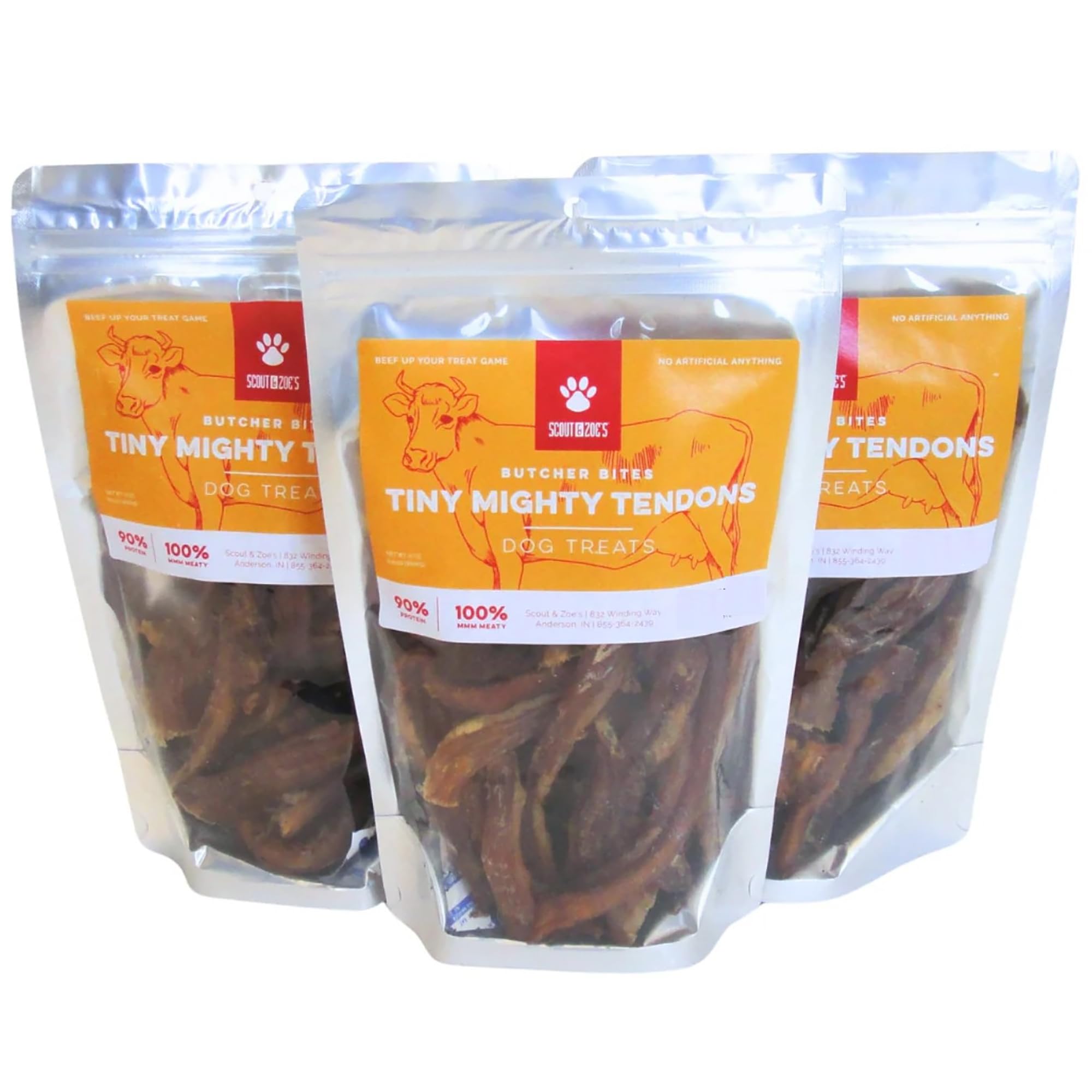 Scout & Zoes Tiny Mighty Tendons (3, Beef)