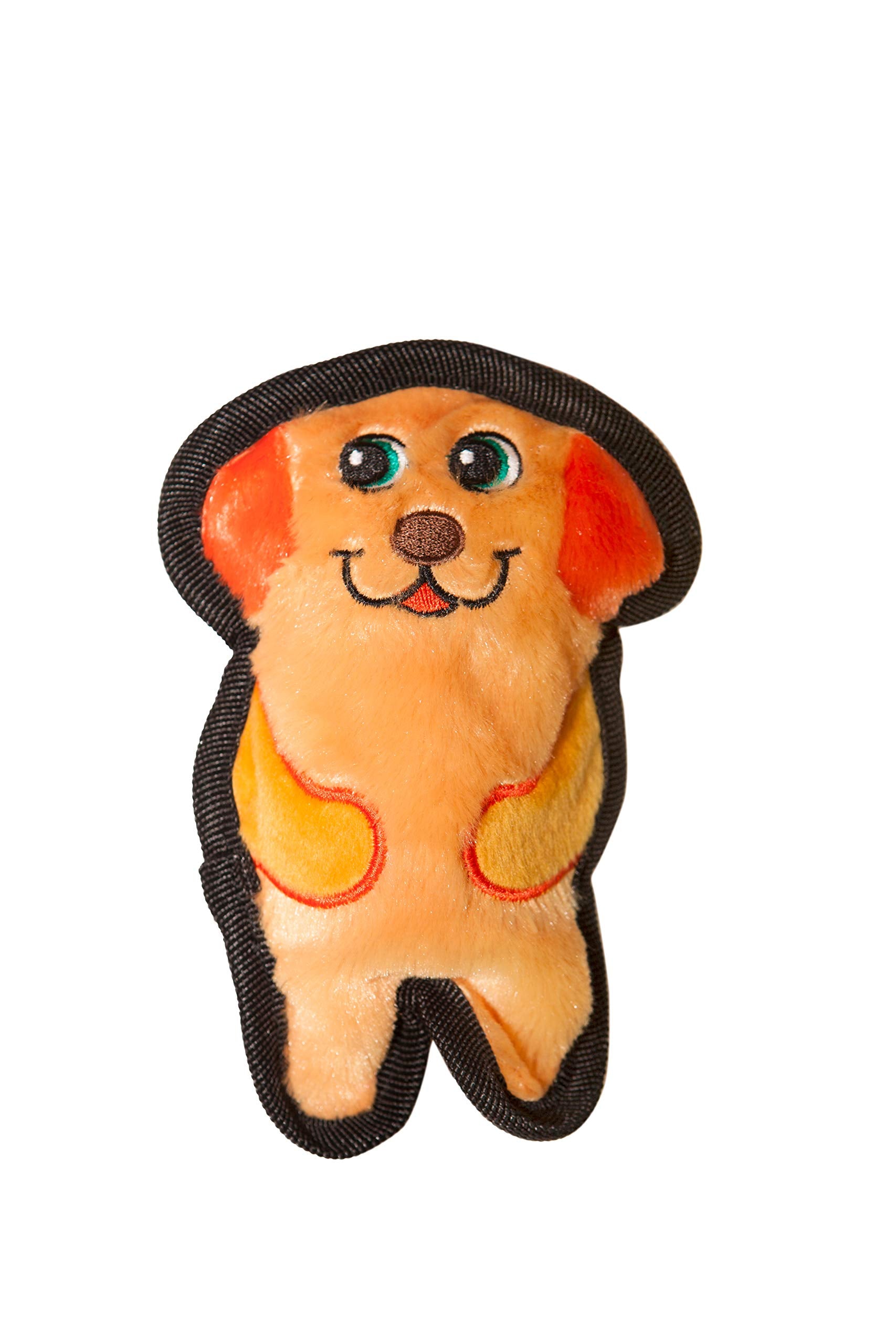 Outward Hound Durablez Tough Plush Squeaky Dog Toy, Dog, Orange, Xs