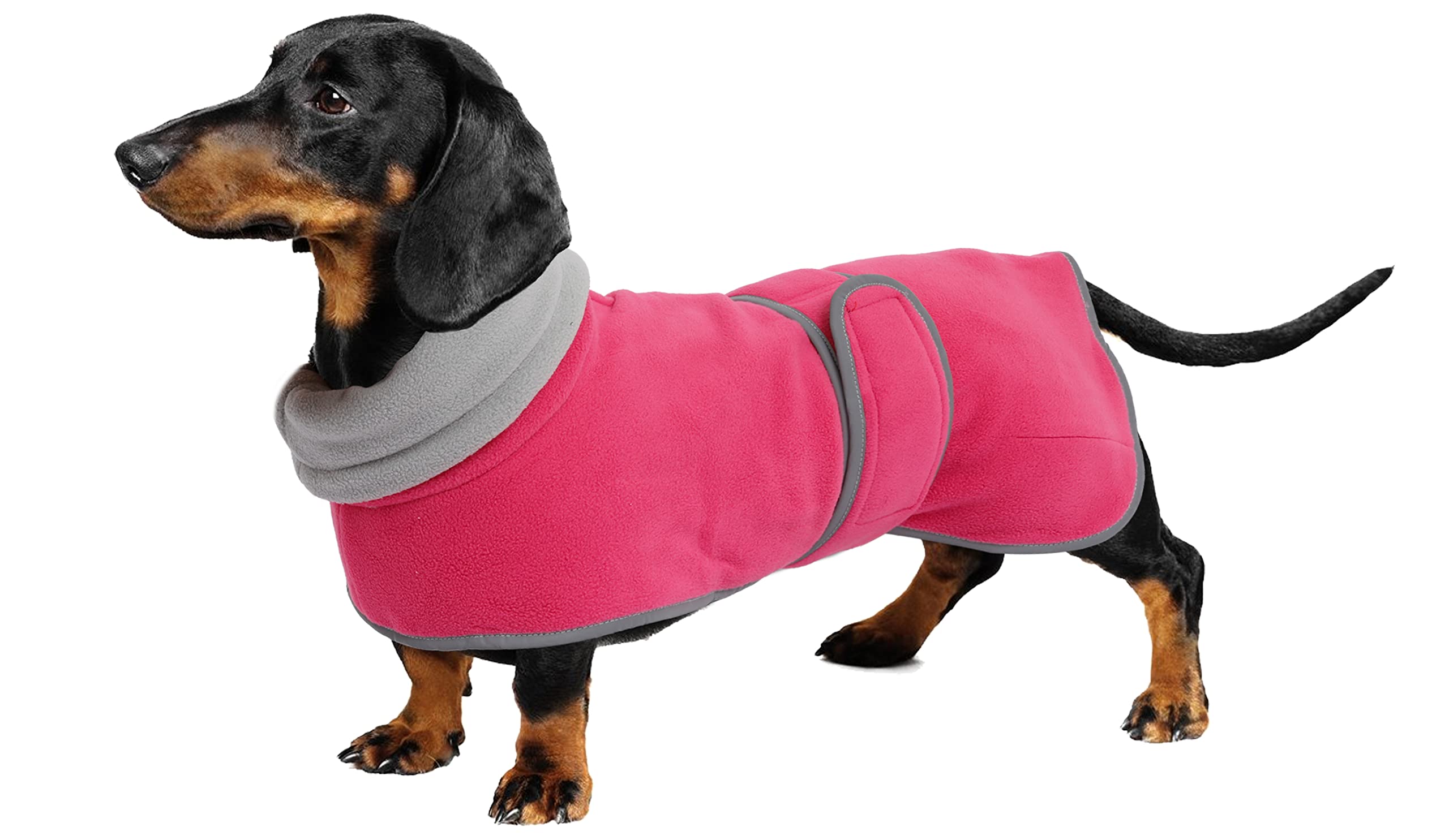 Geyecete Dachshund Sweaters For Dogs, Dachshund Coat Perfect Dog Winter Coat With Padded Fleece Lining And High Collar,Dog Snows