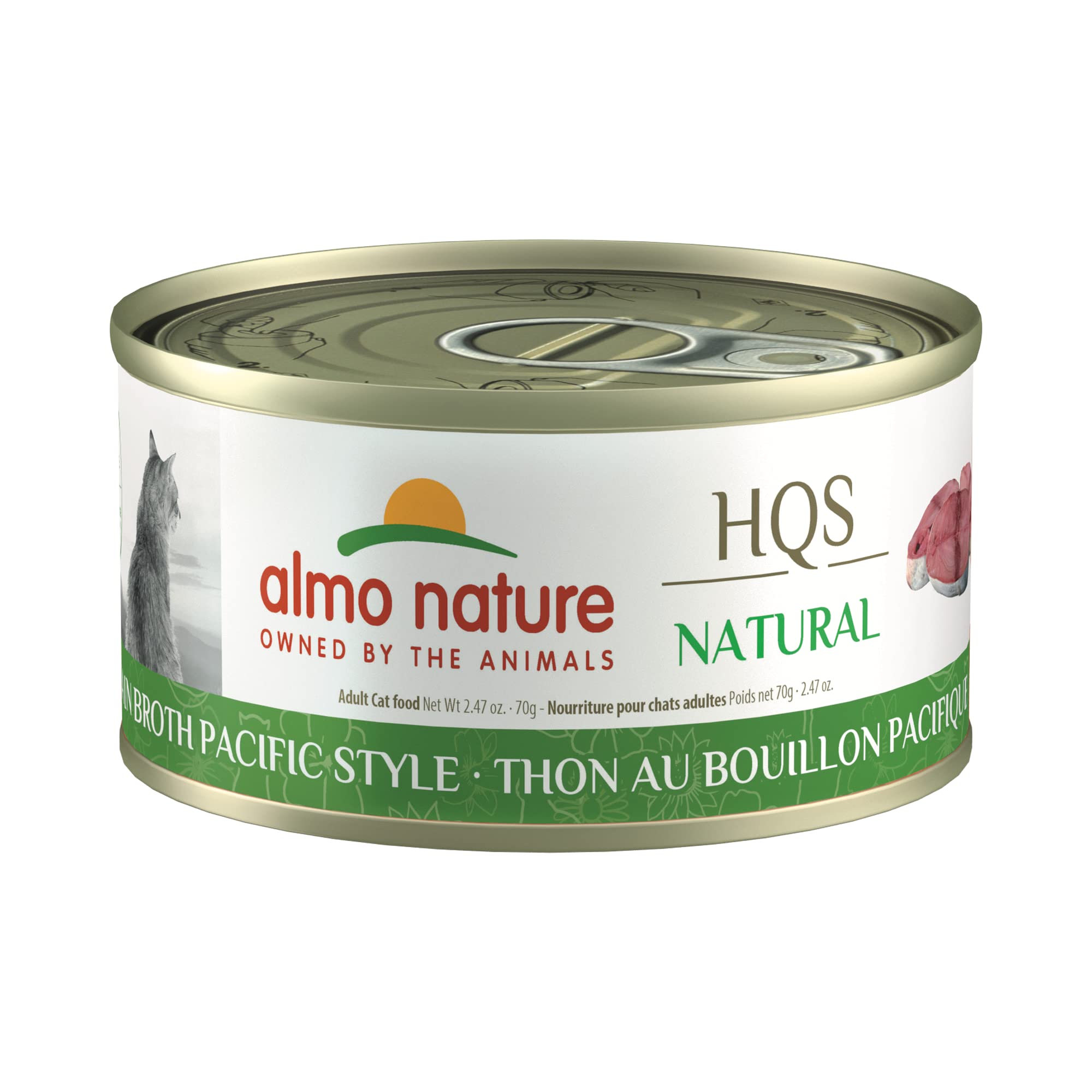 almo nature HQS Natural Wet Cat Food Deli Chicken in Broth 2.47 oz (Pack of 24)