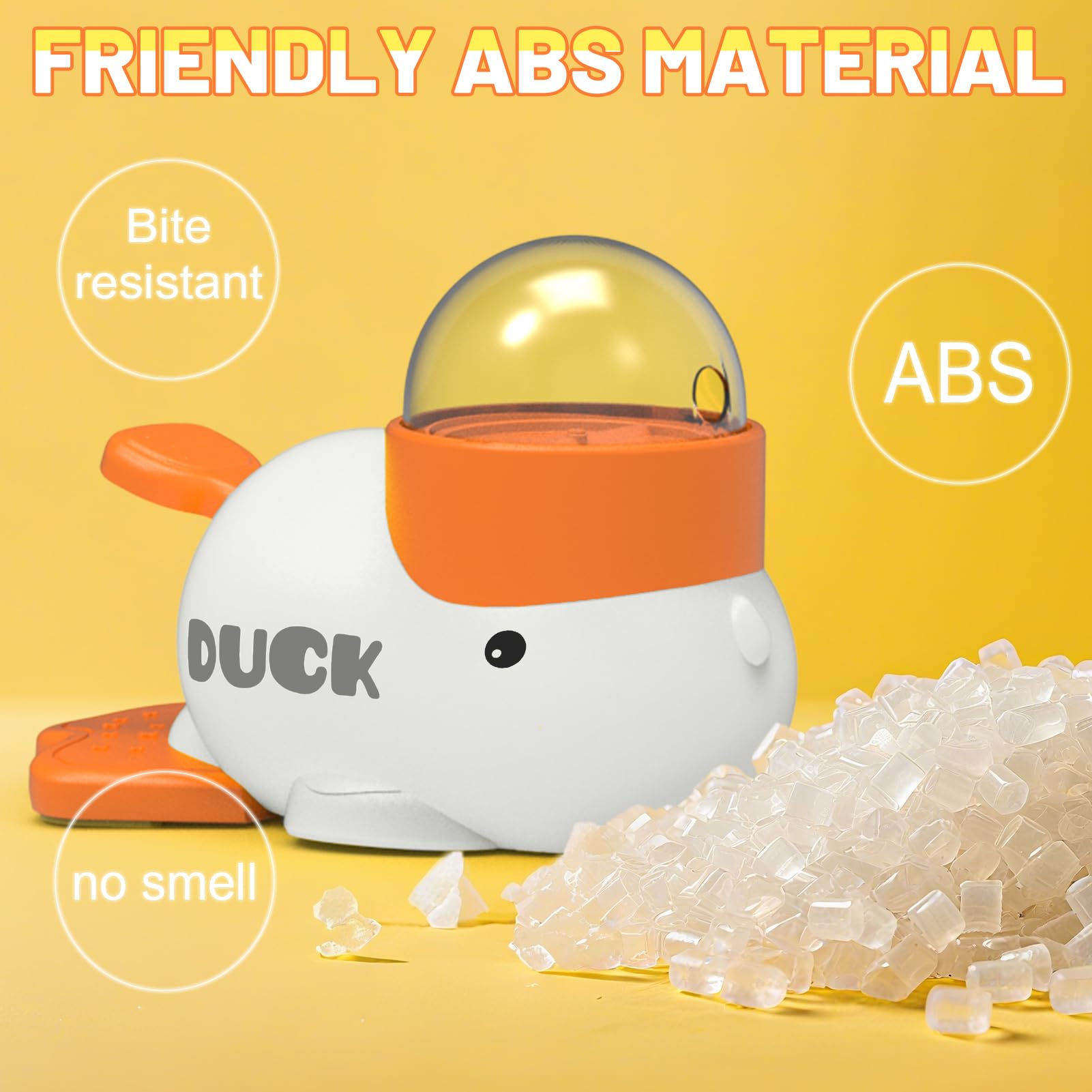 Dog Interactive Treat Dispenser Toy Food Puzzle Slow Feeder Duck-Shaped Dog Puzzle Feeders for Small Medium Dogs Cats IQ Trainin
