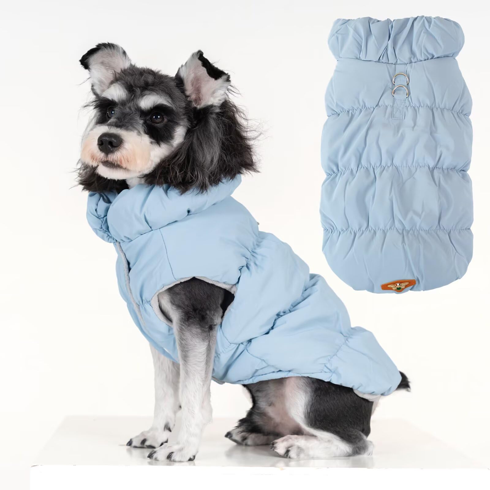 Puppy Coat, Dog Jacket, Snowsuit, Sweater, Vest - Waterproof, Windproof, Warm Dog Cold Weather Coats - Built-In Harness - Xs